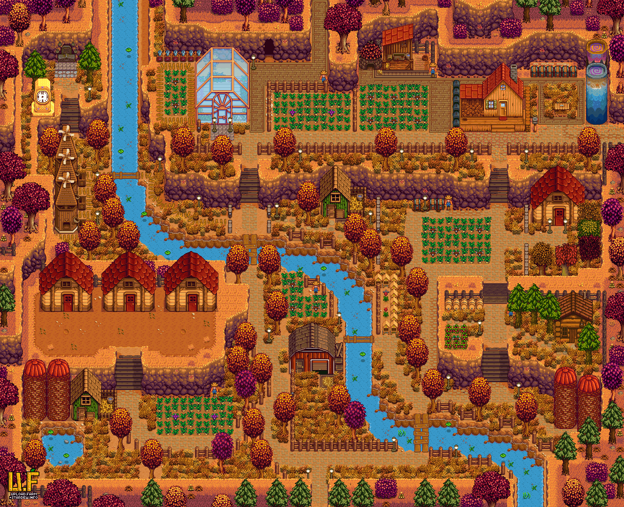 HillTop Farm My Future End Game Farm r/FarmsofStardewValley