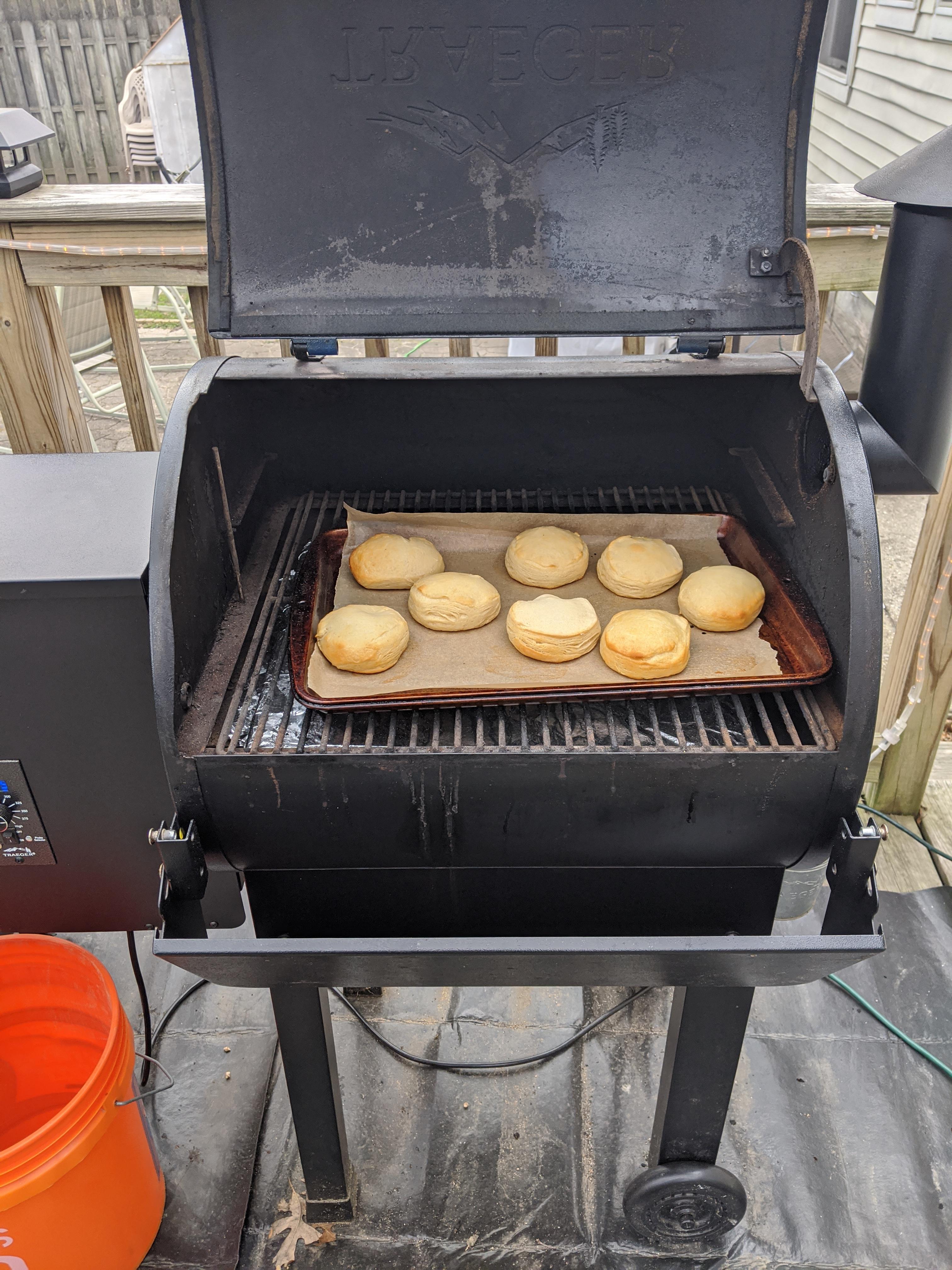 Biscuits in the Traeger r/grilling