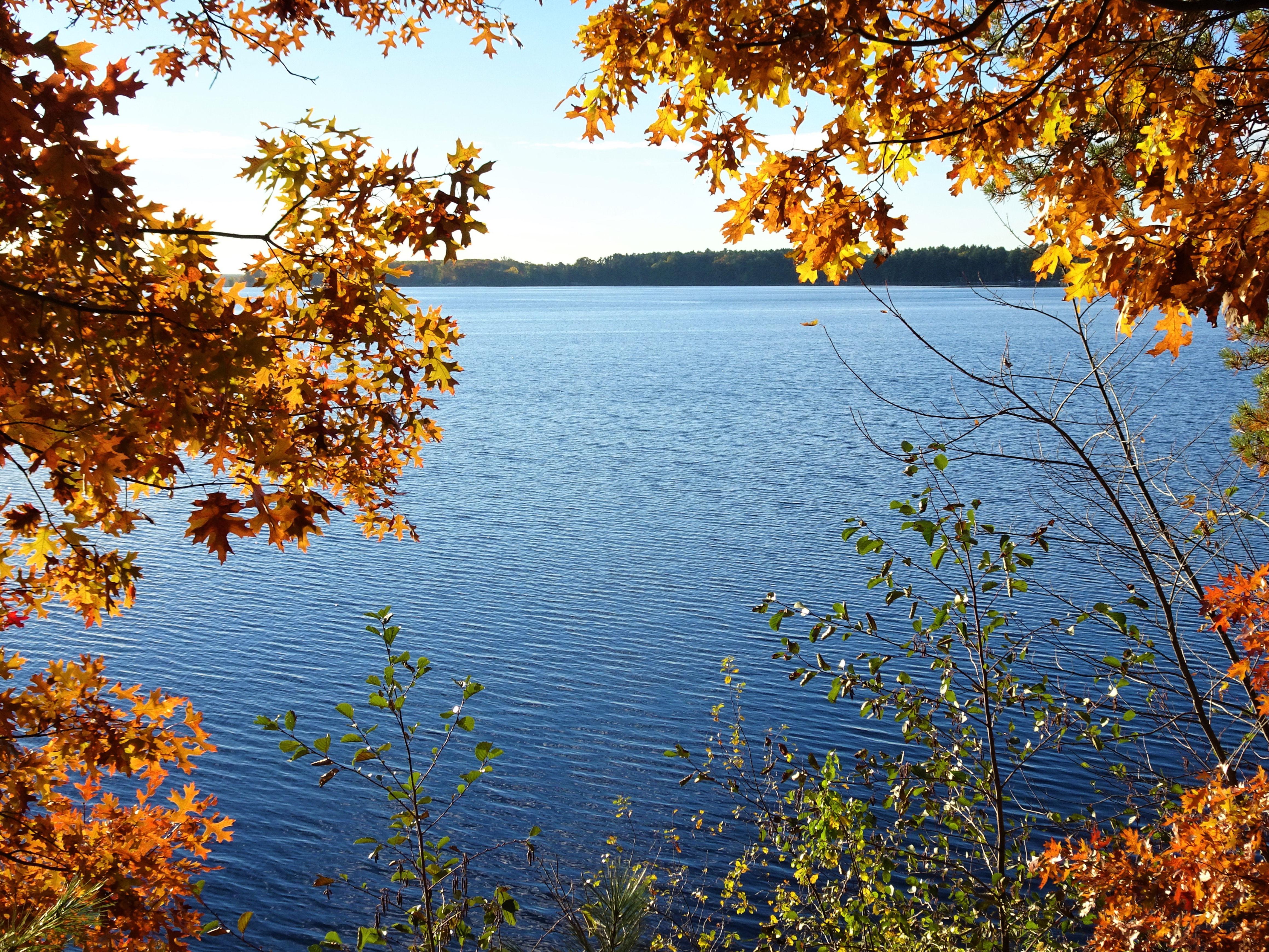 [OC] Autumn on Lake DuBay, Wisconsin [4637 x 3479] r/EarthPorn
