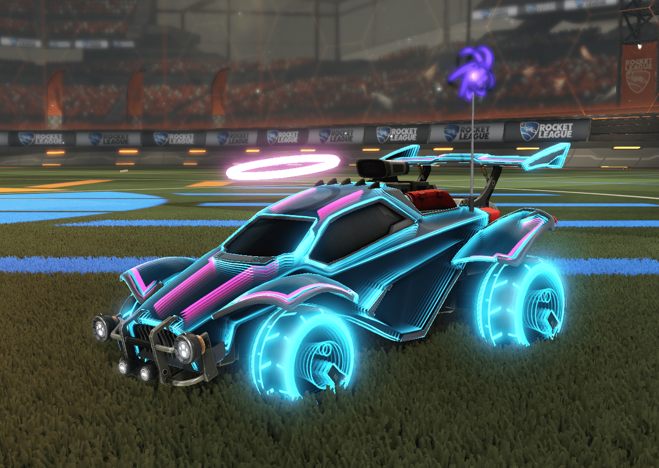Tron inspired, Sky Blue wheels are bright! r/RLFashionAdvice
