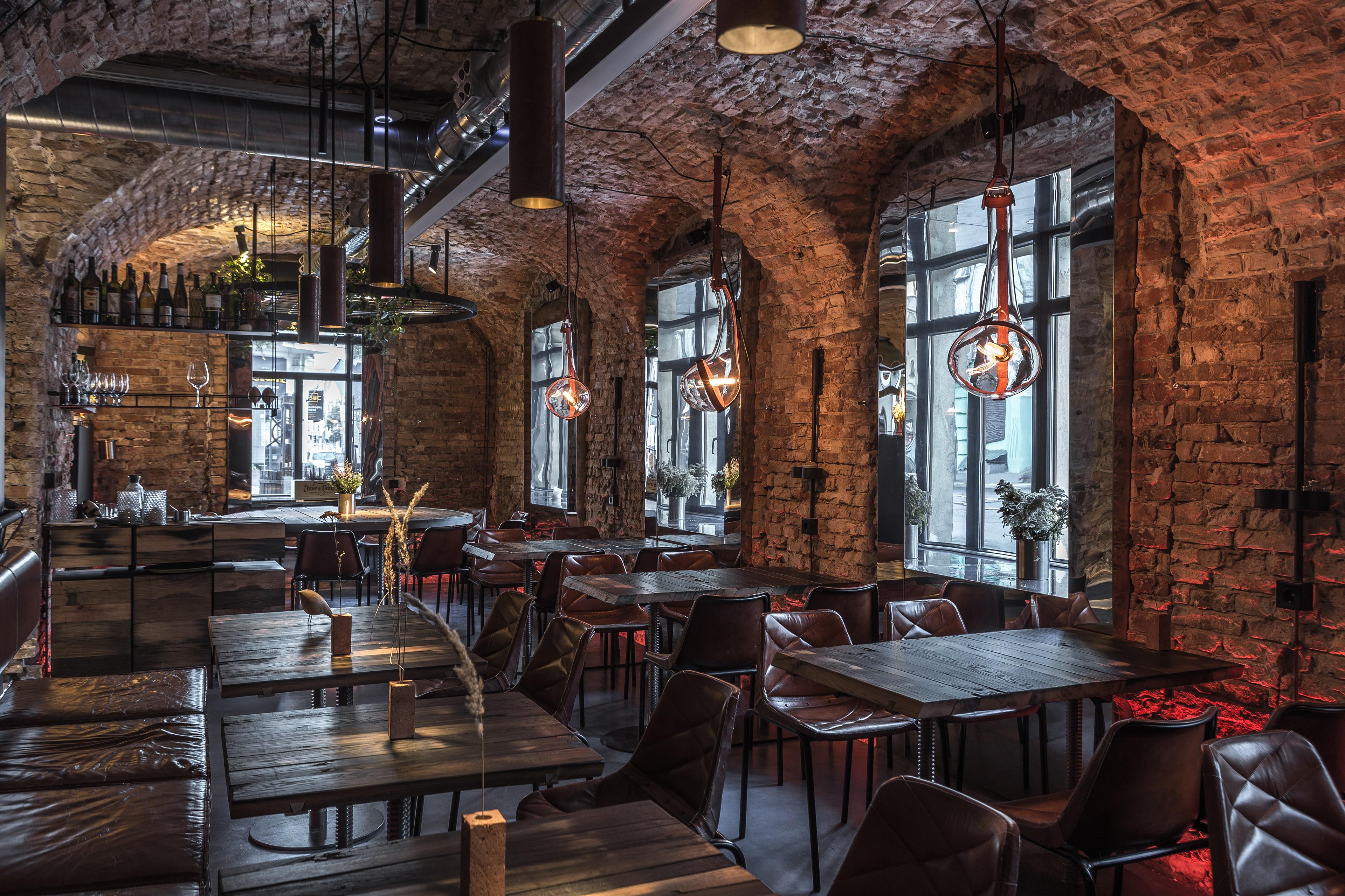 WIN Bar an underground wine bar located in Kyiv, Ukraine [3840 x 2560