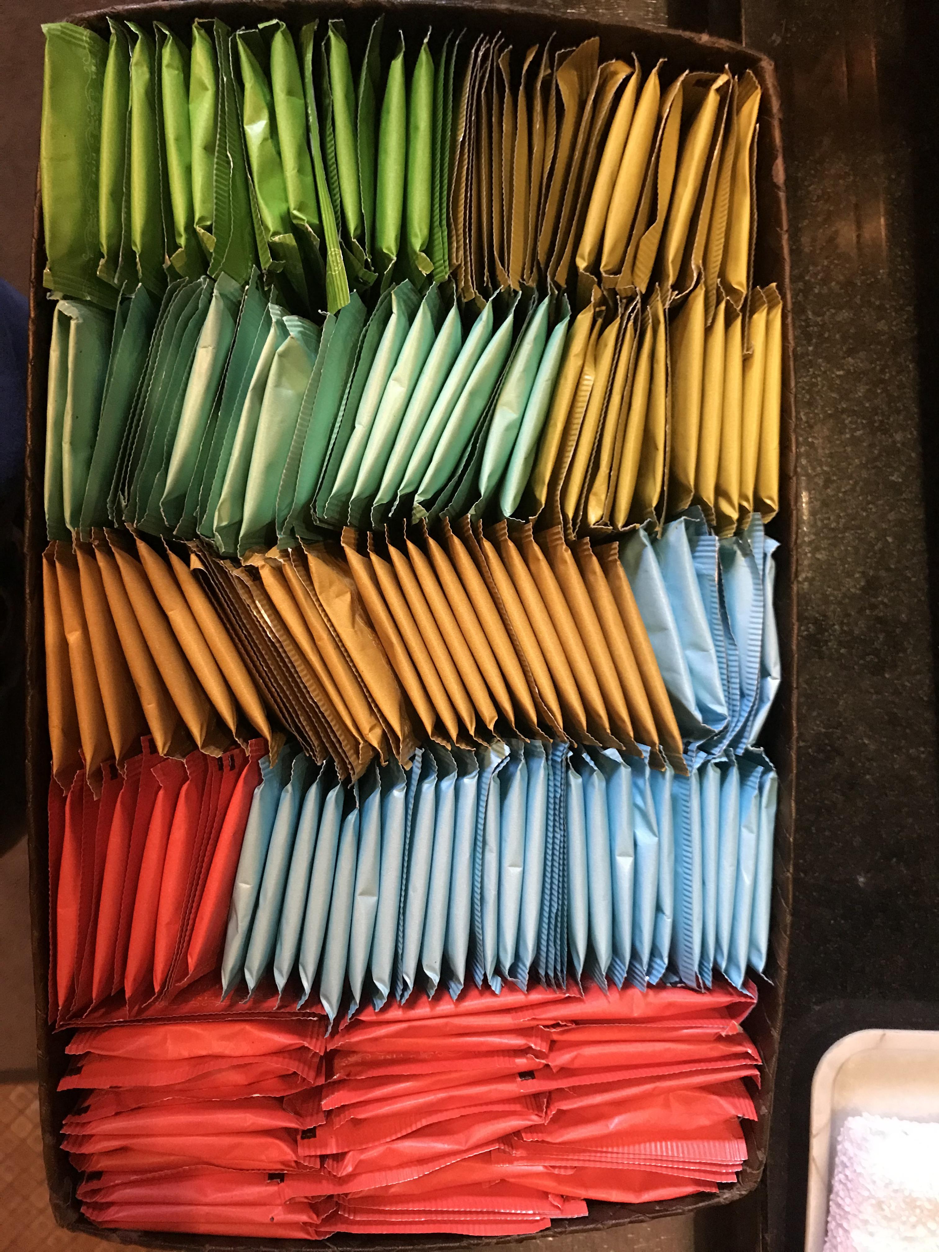 These tea bags in a box r/oddlysatisfying
