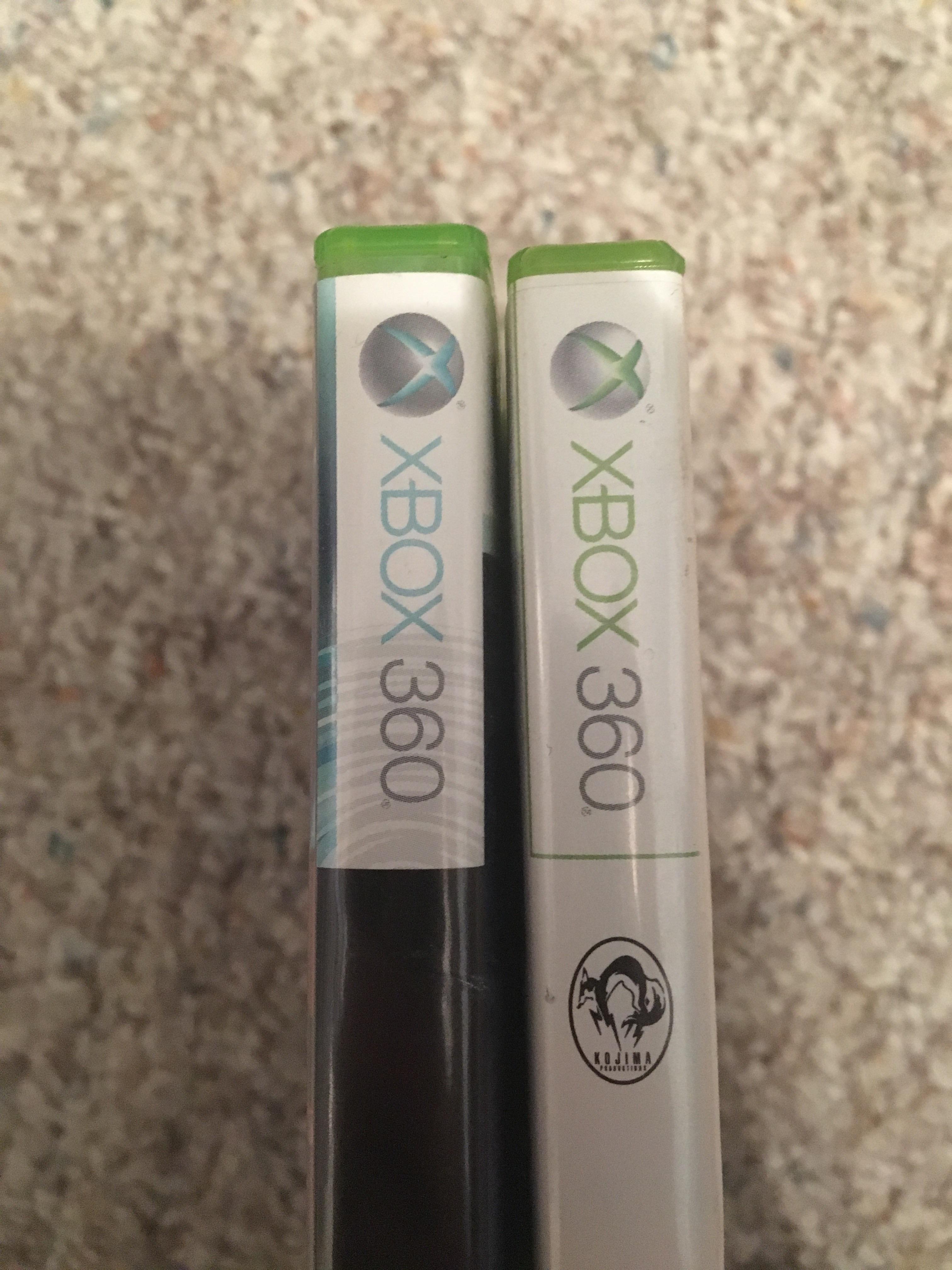 This Blue Xbox 360 logo on one of my game cases. r/RealLifeShinies