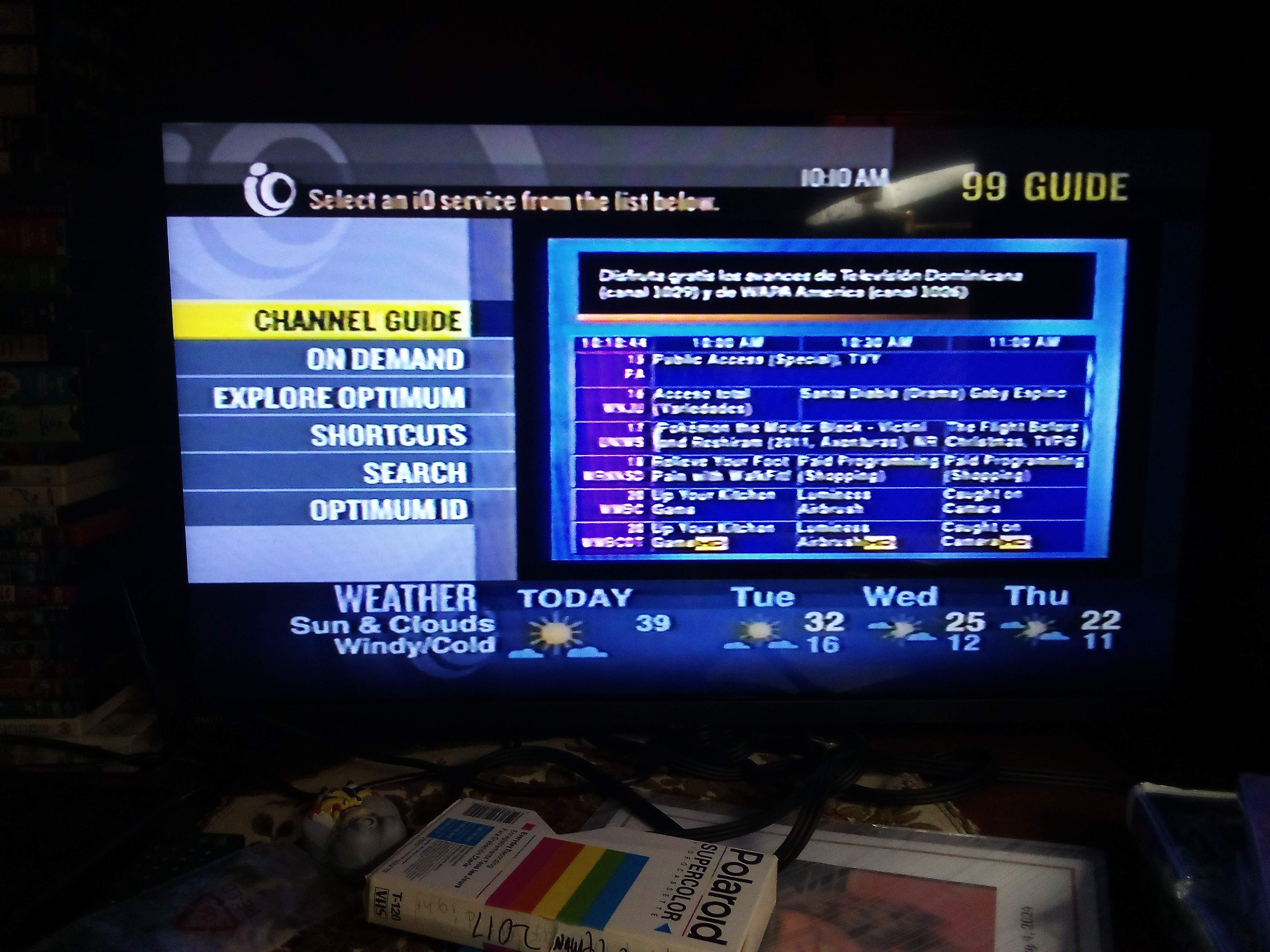 Who remembers the old Optimum/Cablevision iO menu? r/nostalgia
