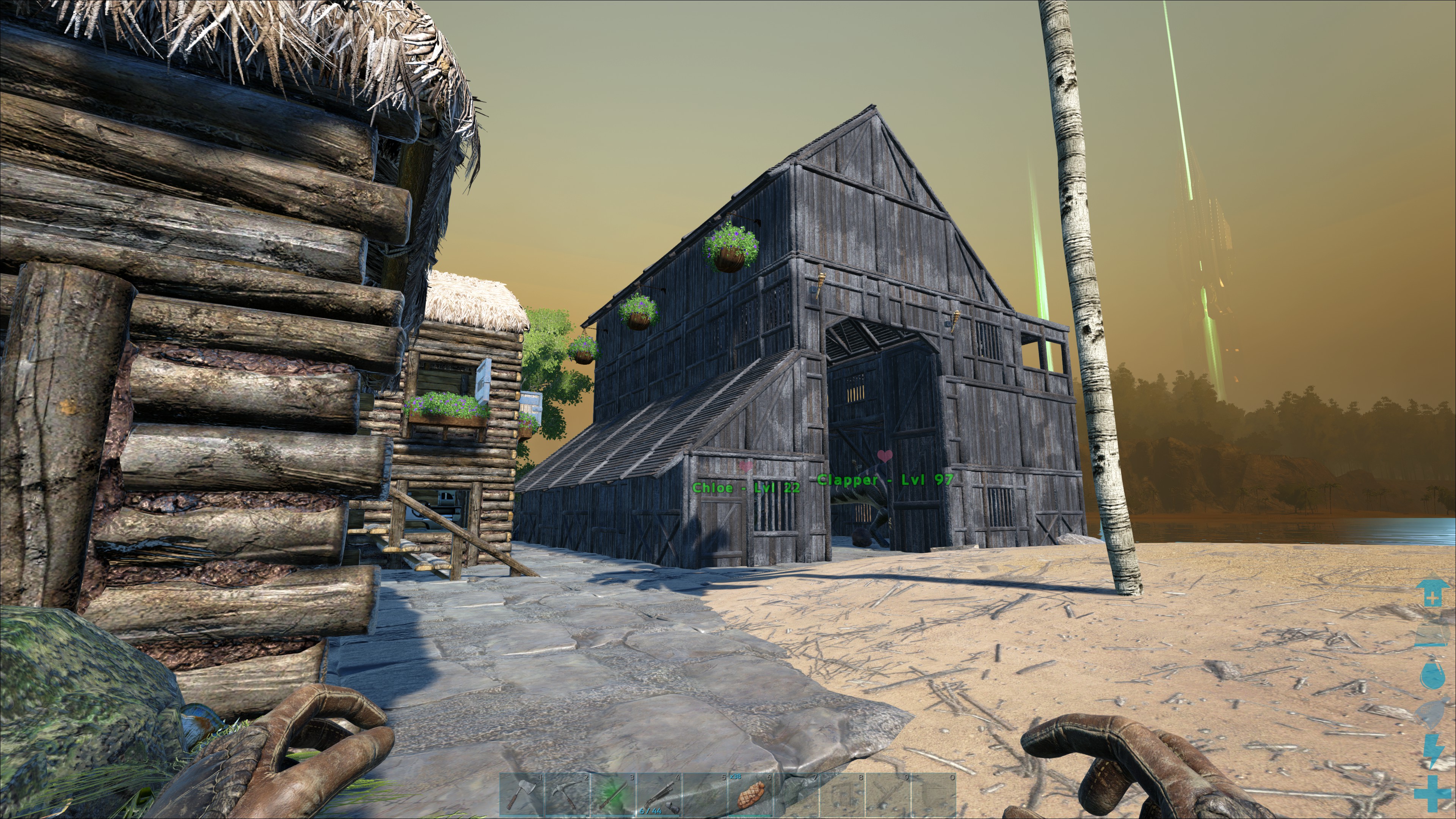 I'm finally dipping into some mods and made this bary breeding barn! At