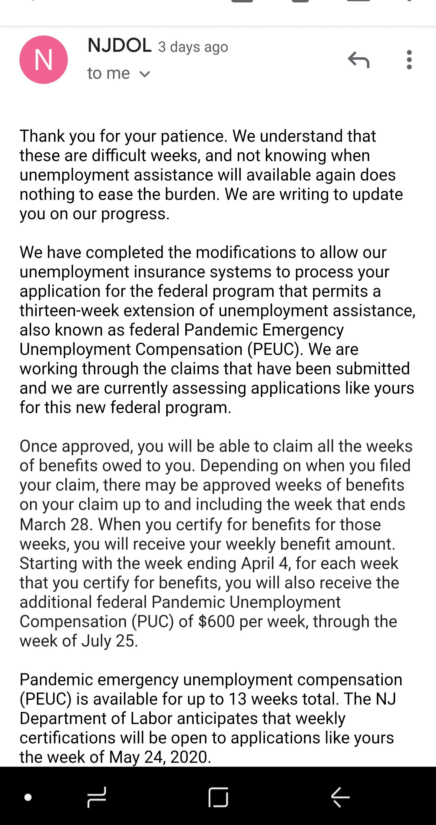 [New Jersey] Does this mean I qualify? Exhausted my unemployment in