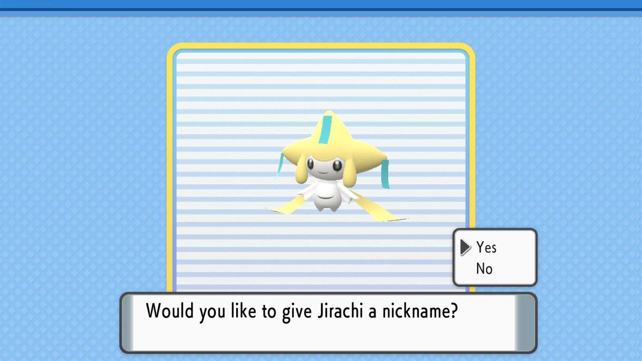 Also got my Jirachi too👍 r/Pokemon_BDSP