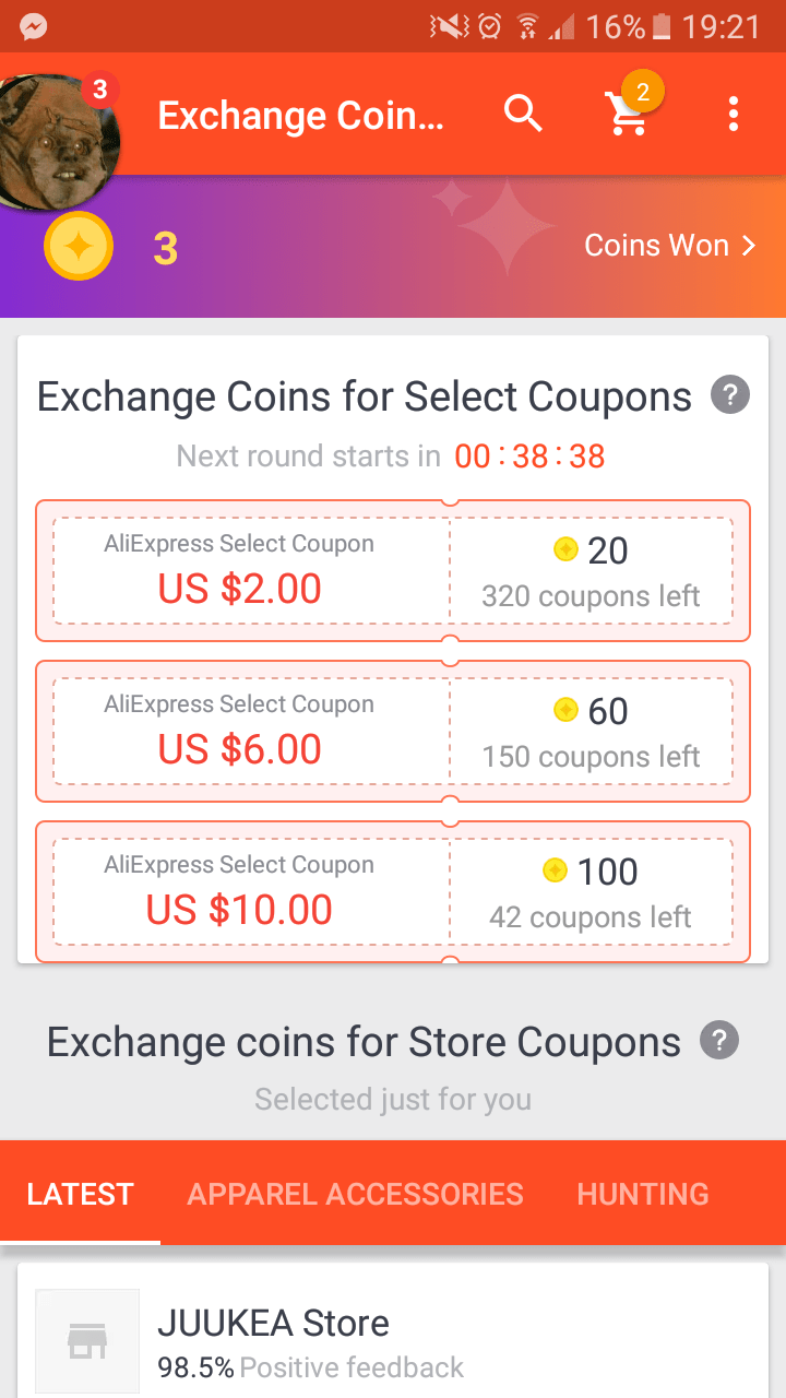 Neeeeeed help, i exchanged 20 coins for AliExpress Select Coupon in