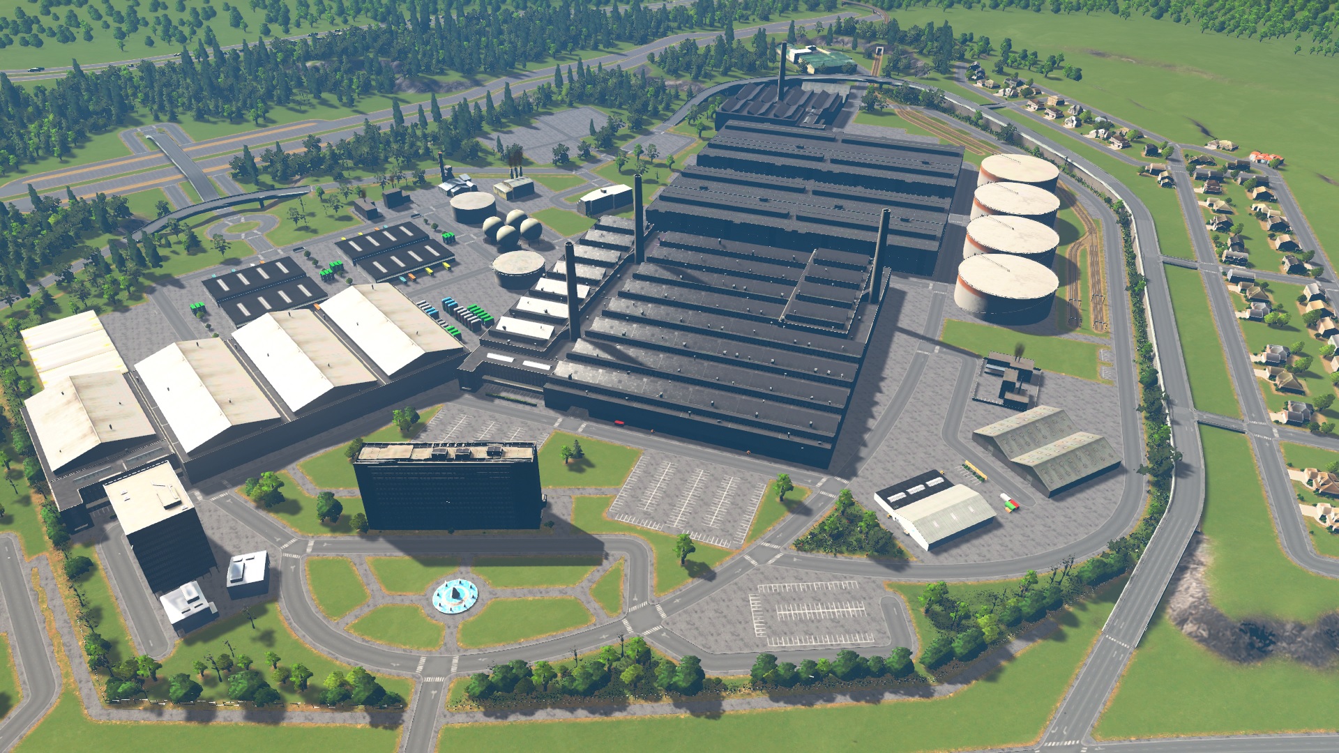 Industrial complex r/CitiesSkylines