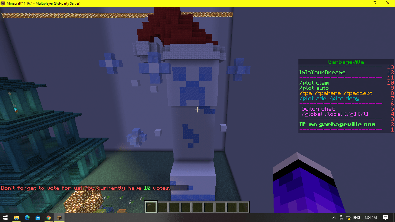 Minecraft Snow/Christmas Creeper r/Minecraft