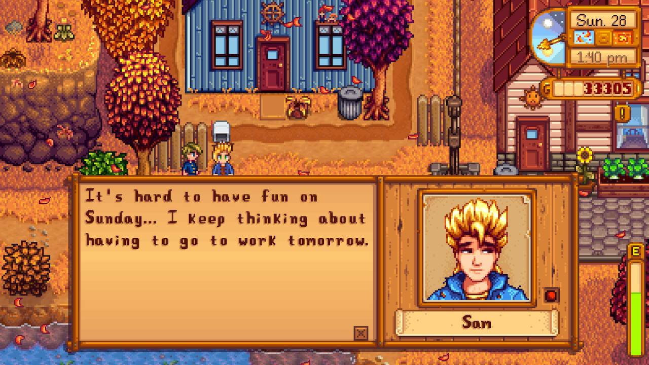 Oh my God, someone FINALLY put it into words! StardewValley