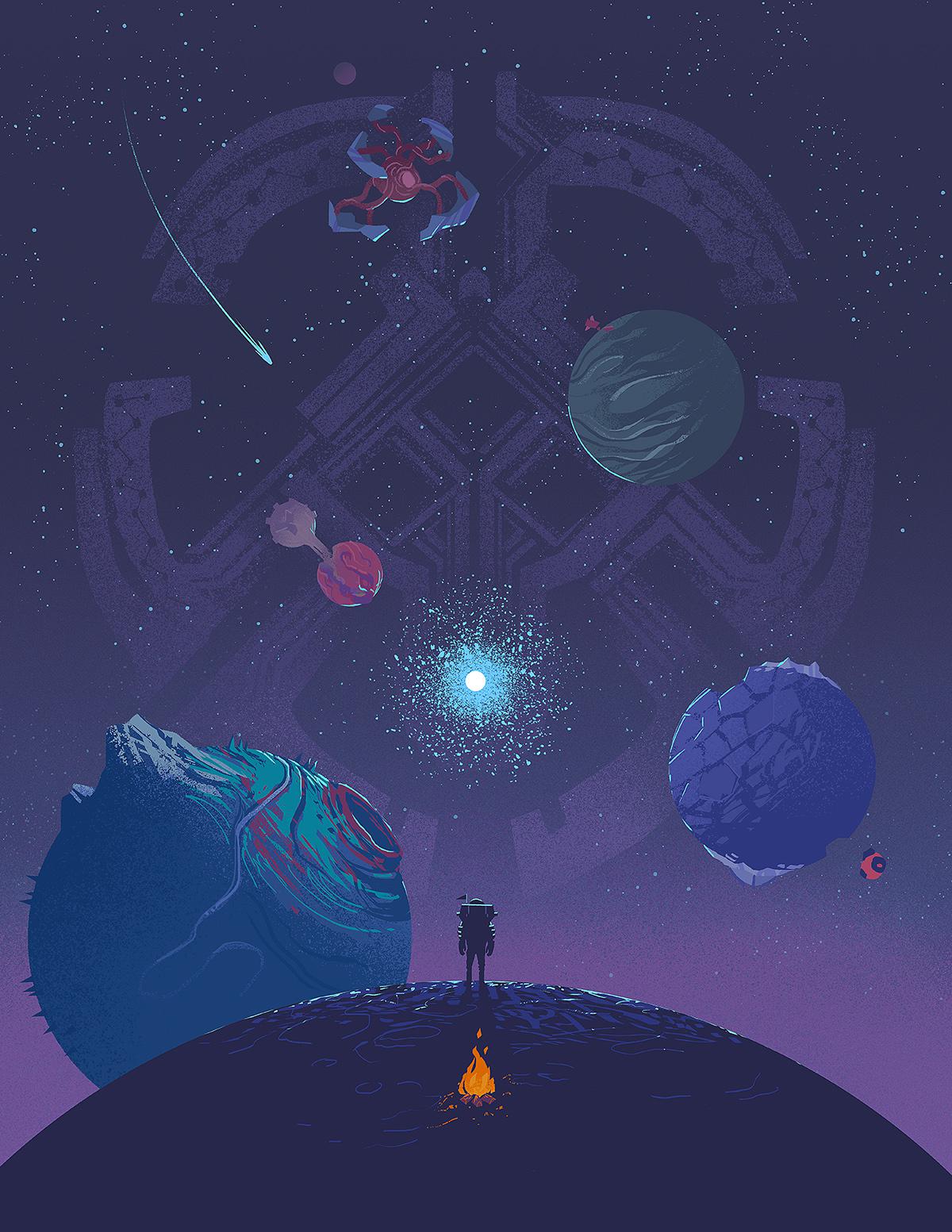 I just finished this artwork r/outerwilds