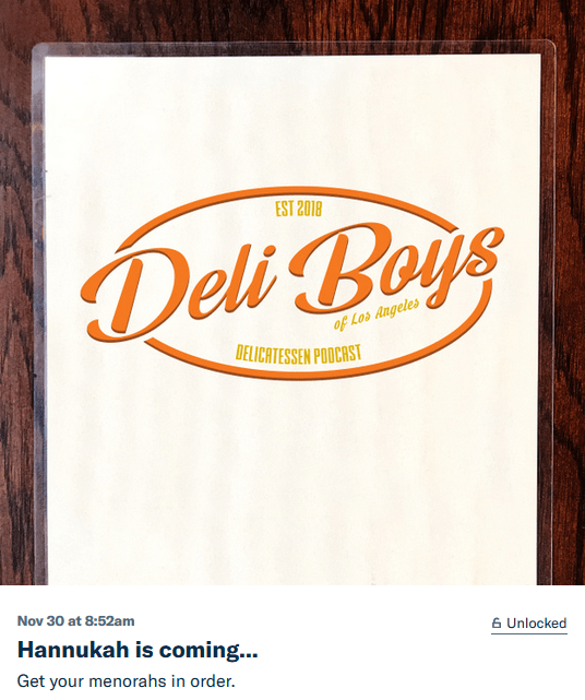 The Deli Boys tease a surprise for Hannukah r/doughboys