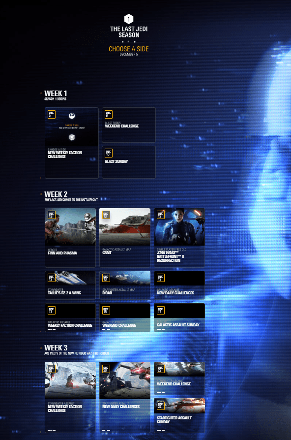 Dice please make the same calendar for the second season r