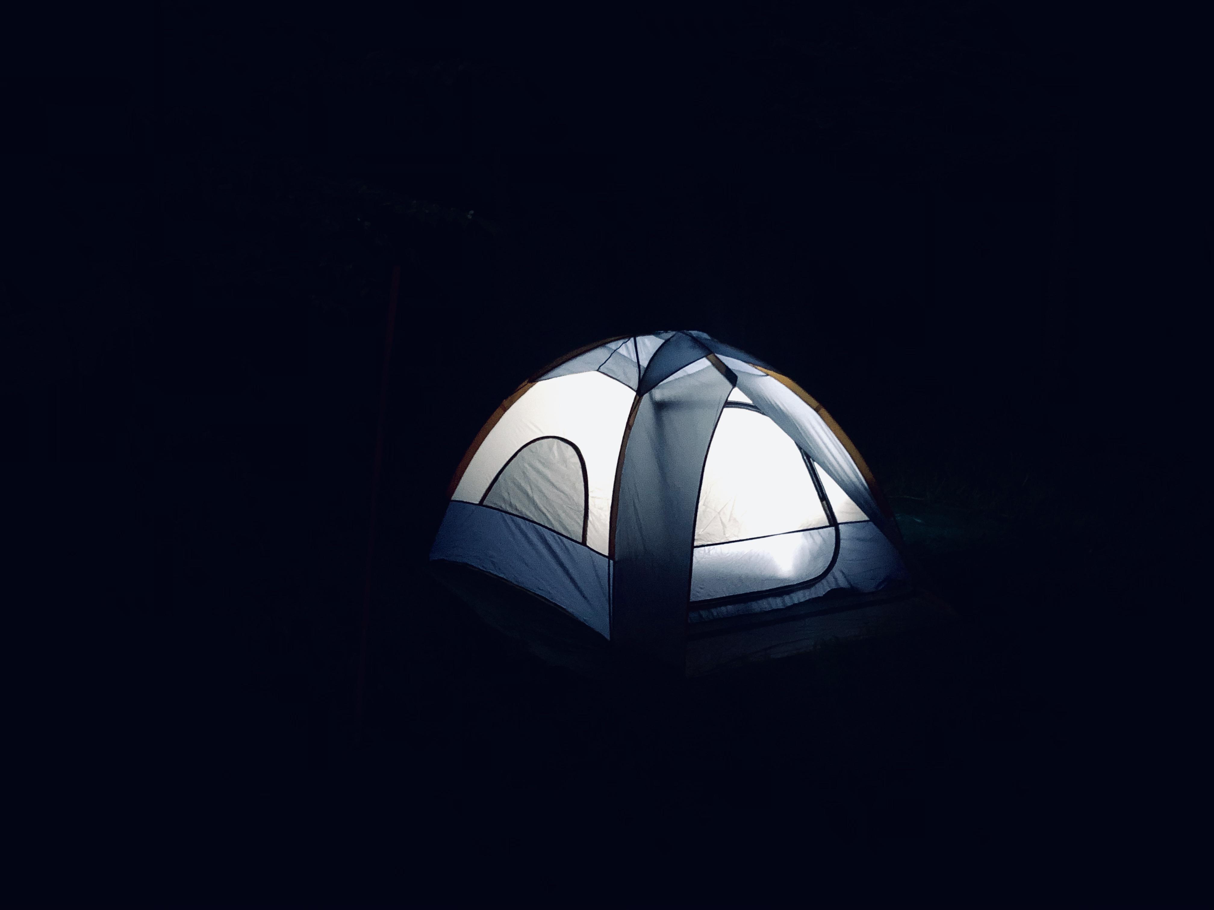 Tent Lit up In CT r/camping
