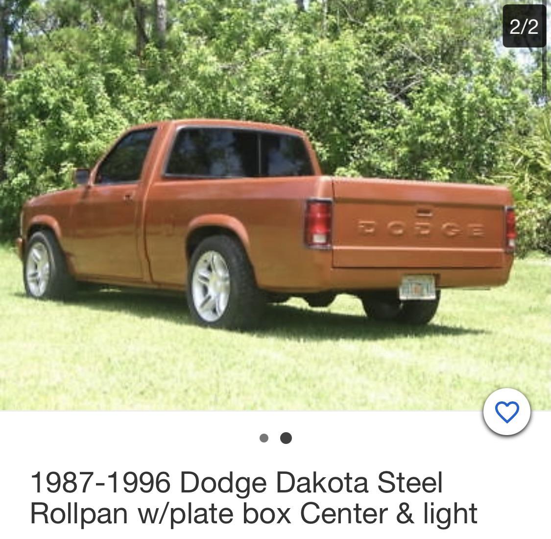 Anyone have a roll pan on their first gen? r/DodgeDakota