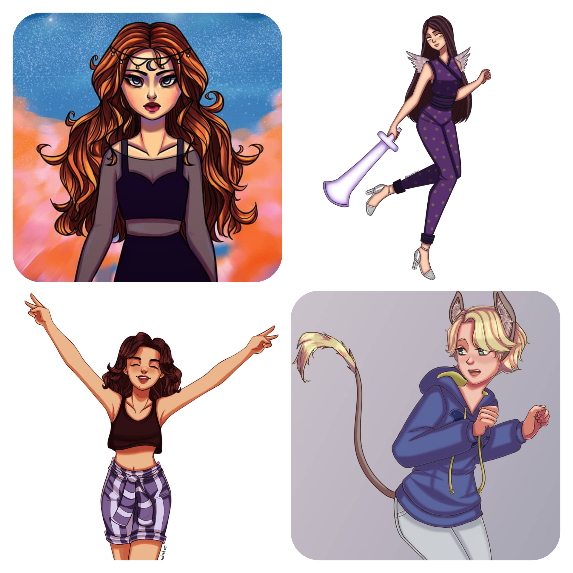 Character commissions for 1020