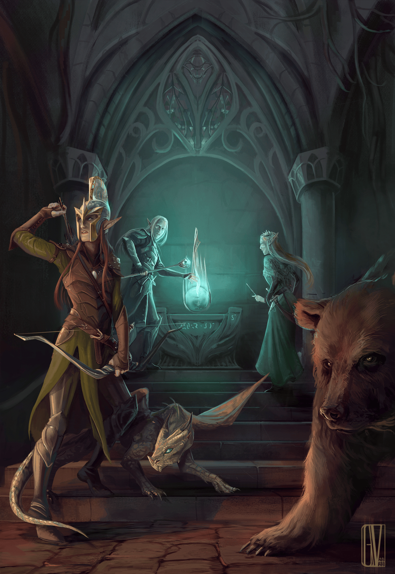 [ART] D&D party commission DnD