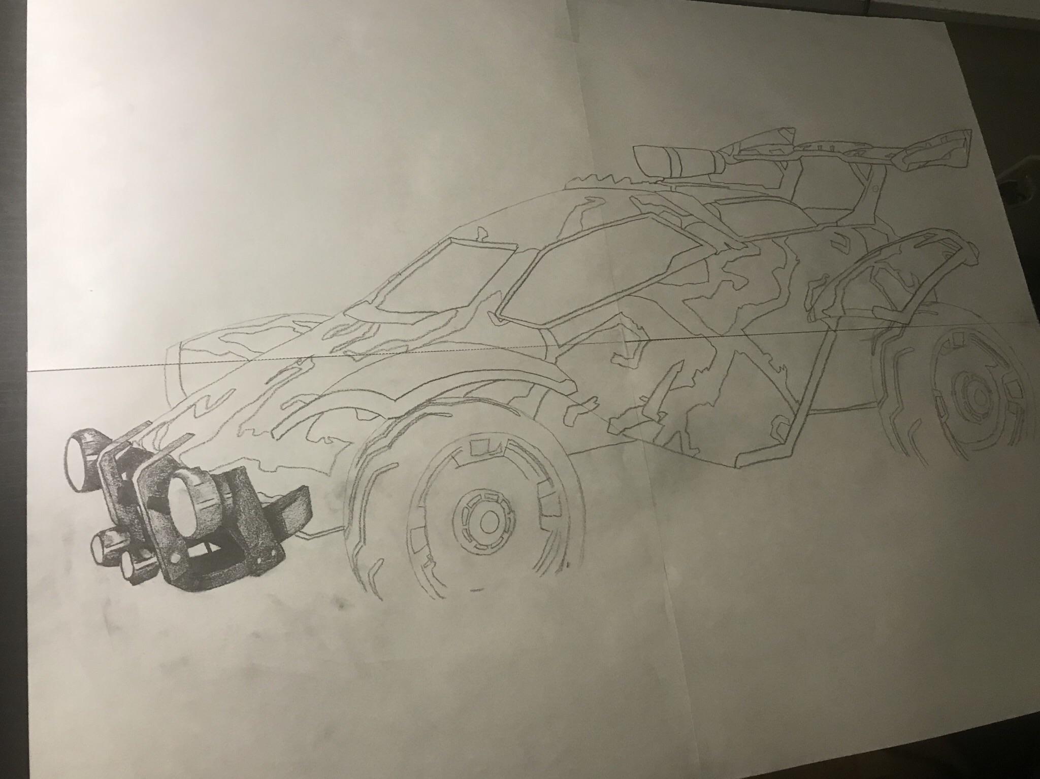 Started drawing my Octane, I’ll be posting updates! Hope you guys like
