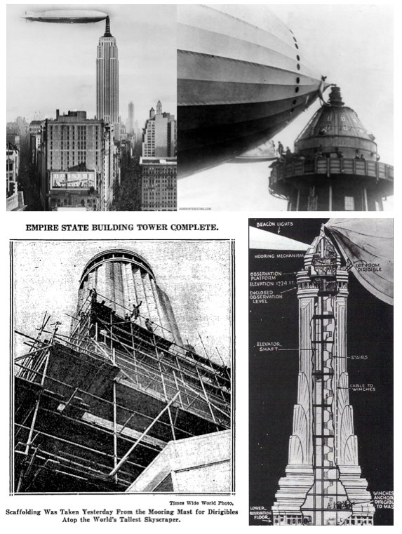 Plans to use The Empire State building as a blimp dock. Images Images