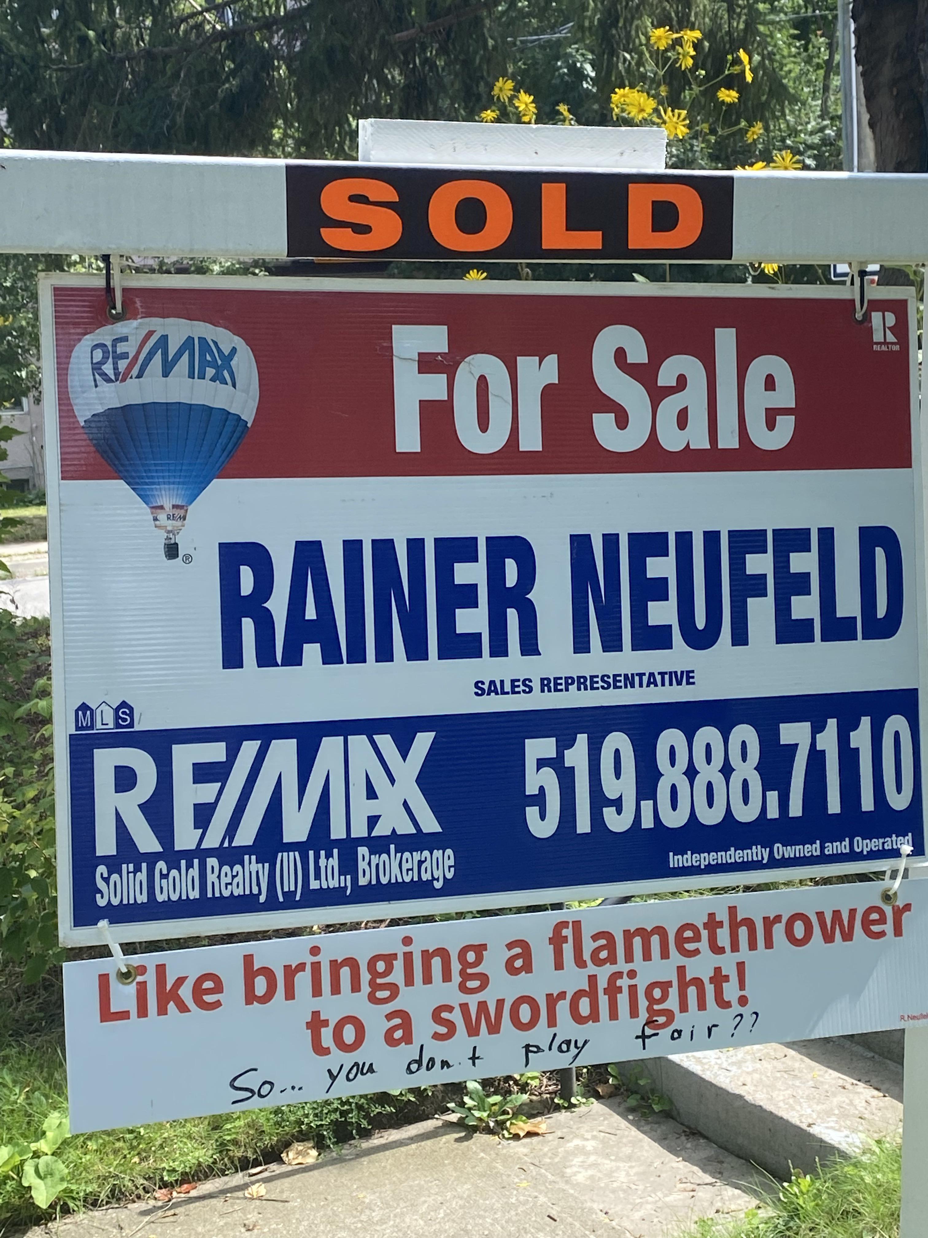 Spotted uptown. The housing crisis in a nutshell. r/waterloo