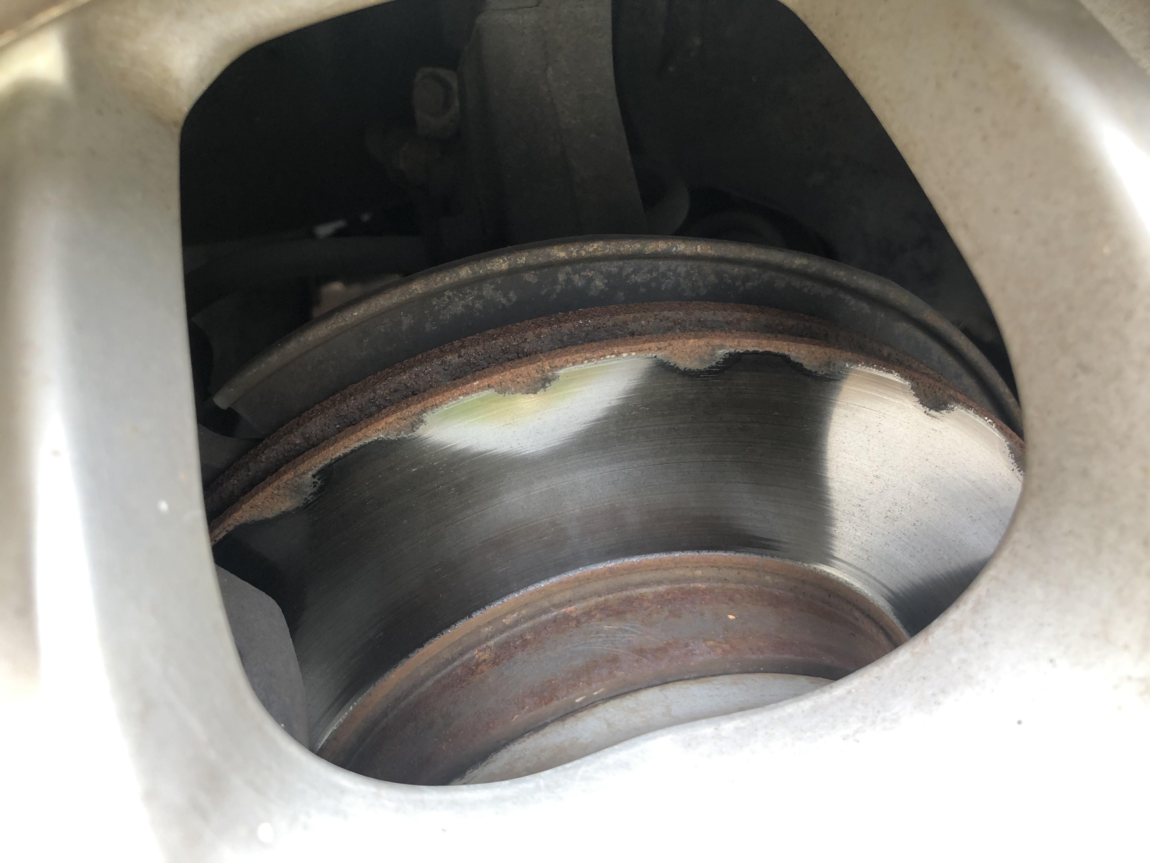 Never seen this before.. breaks are fine, makes squeaking sounds