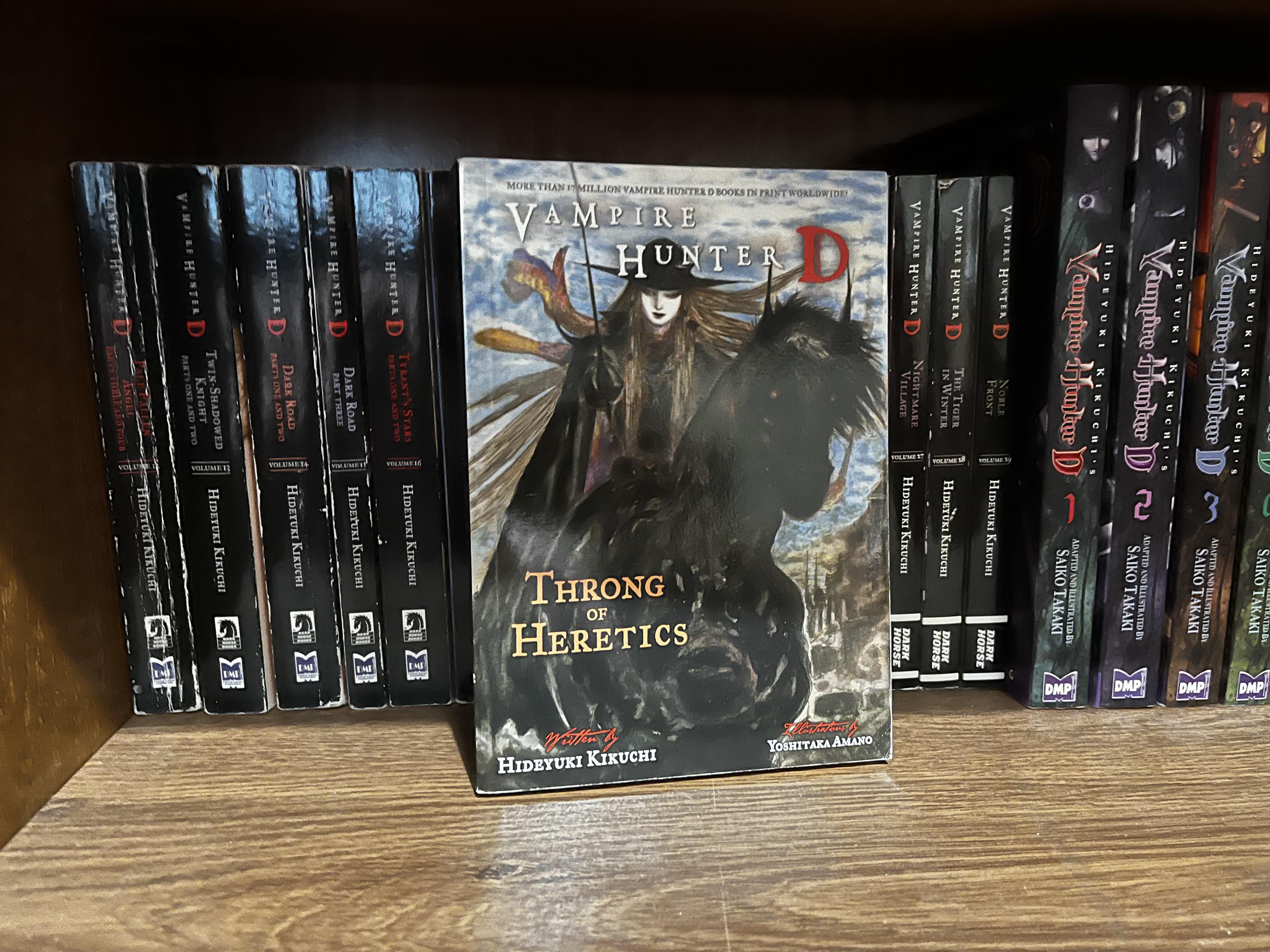 Just completed my Vampire Hunter D Novel set with volume 24! r/MangaCollectors