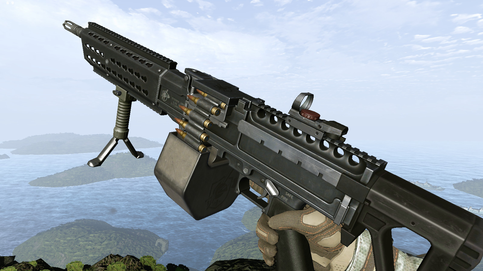 KAC stoner LMG in 10 boxes, and ofc khaimzon blessed warface