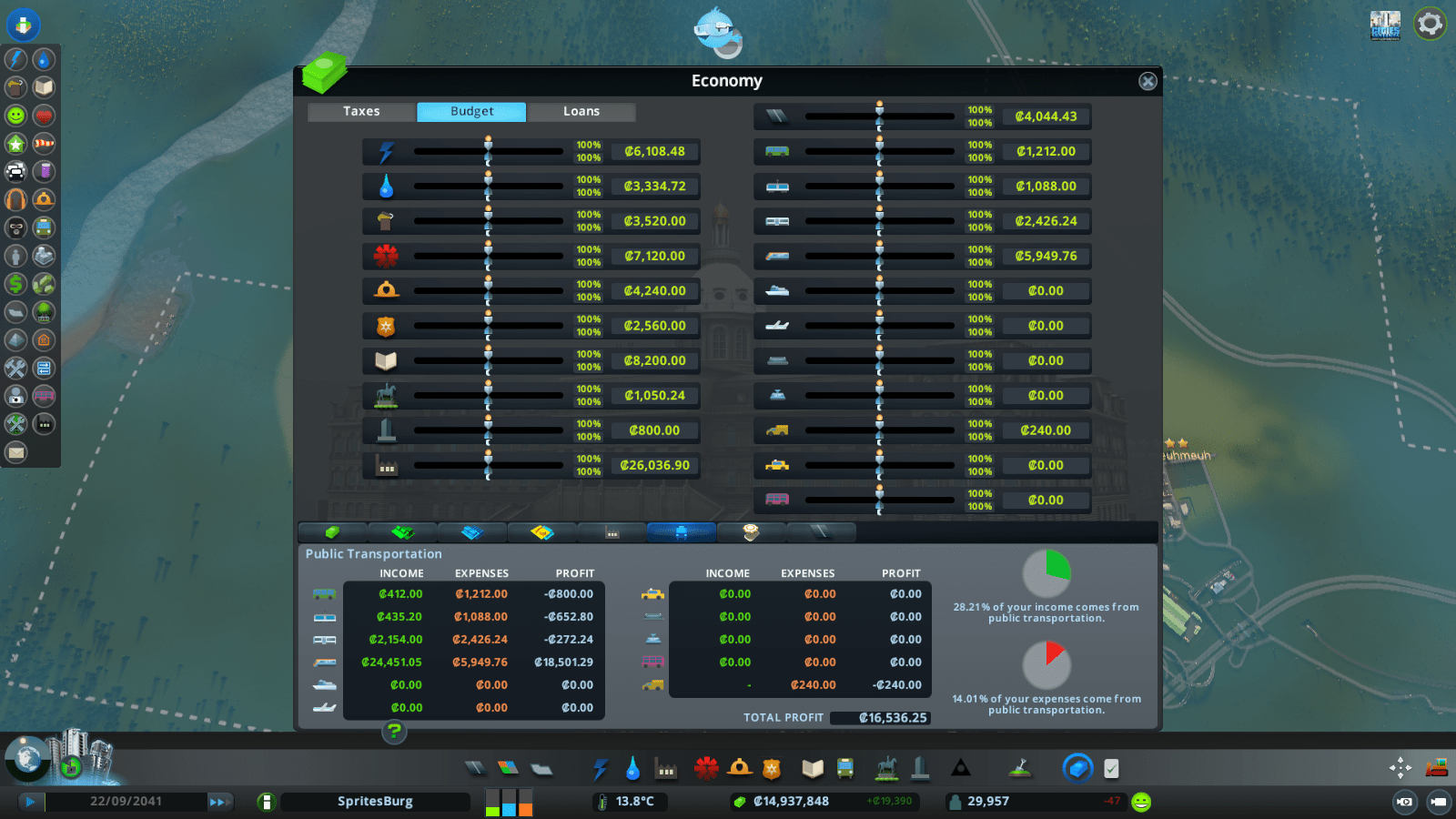 not really sure on why the trains are so profitable... does that count