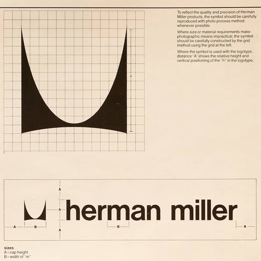 The simplicity of the Herman Miller logo guidelines r/DesignPorn