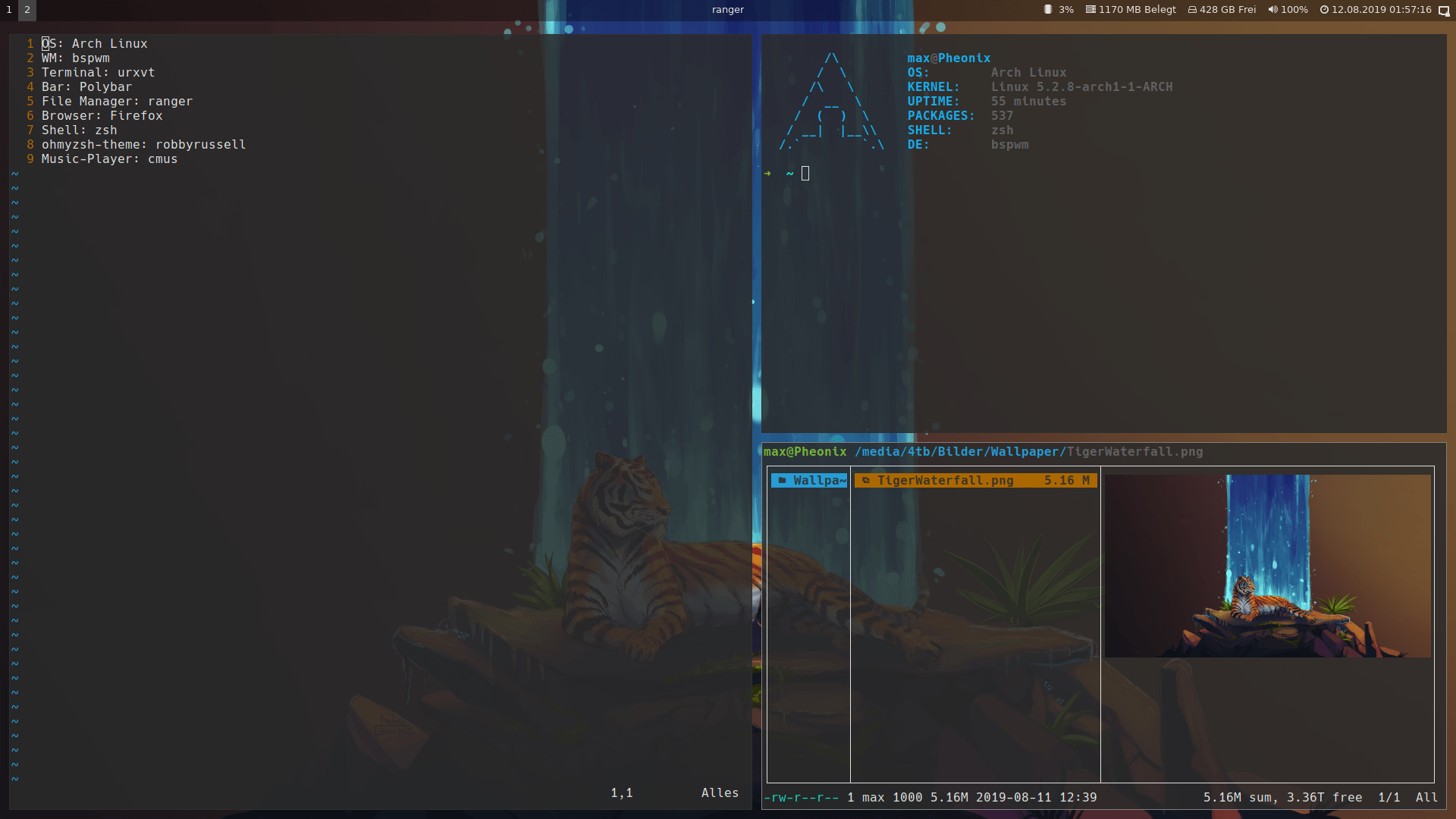 [bspwm] just set up a new system r/unixporn