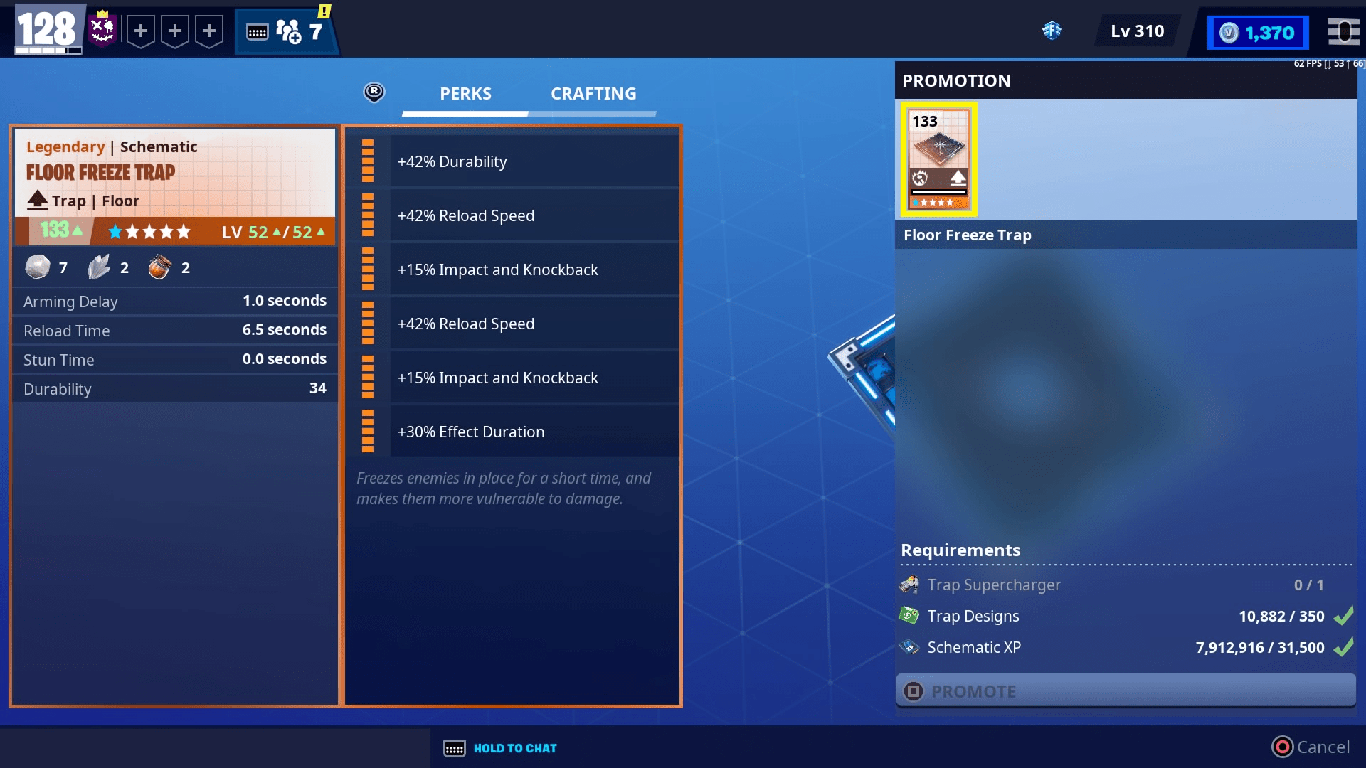 Does a Supercharged Floor Freeze Trap have any benefits that it doesn't