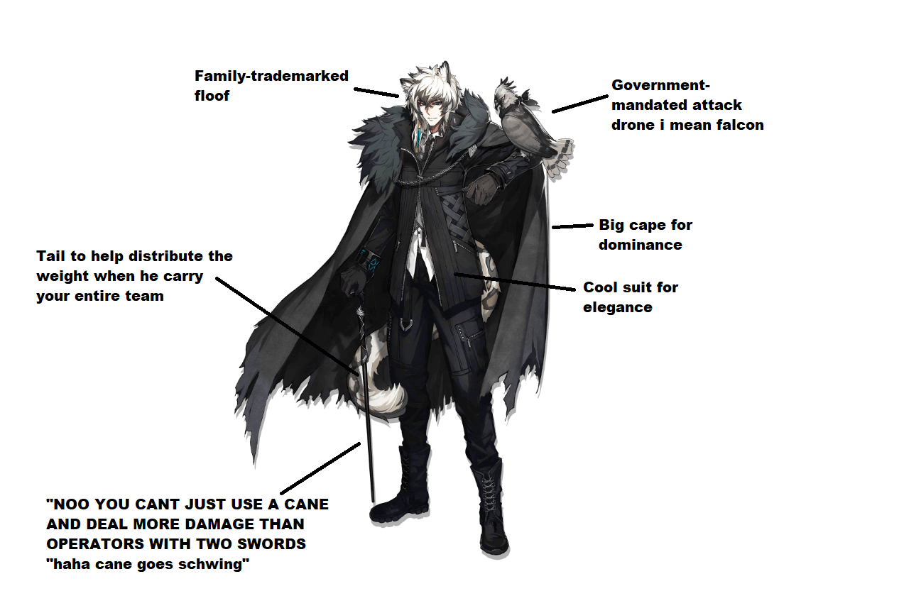 Anatomy of a Silver Ash r/arknights