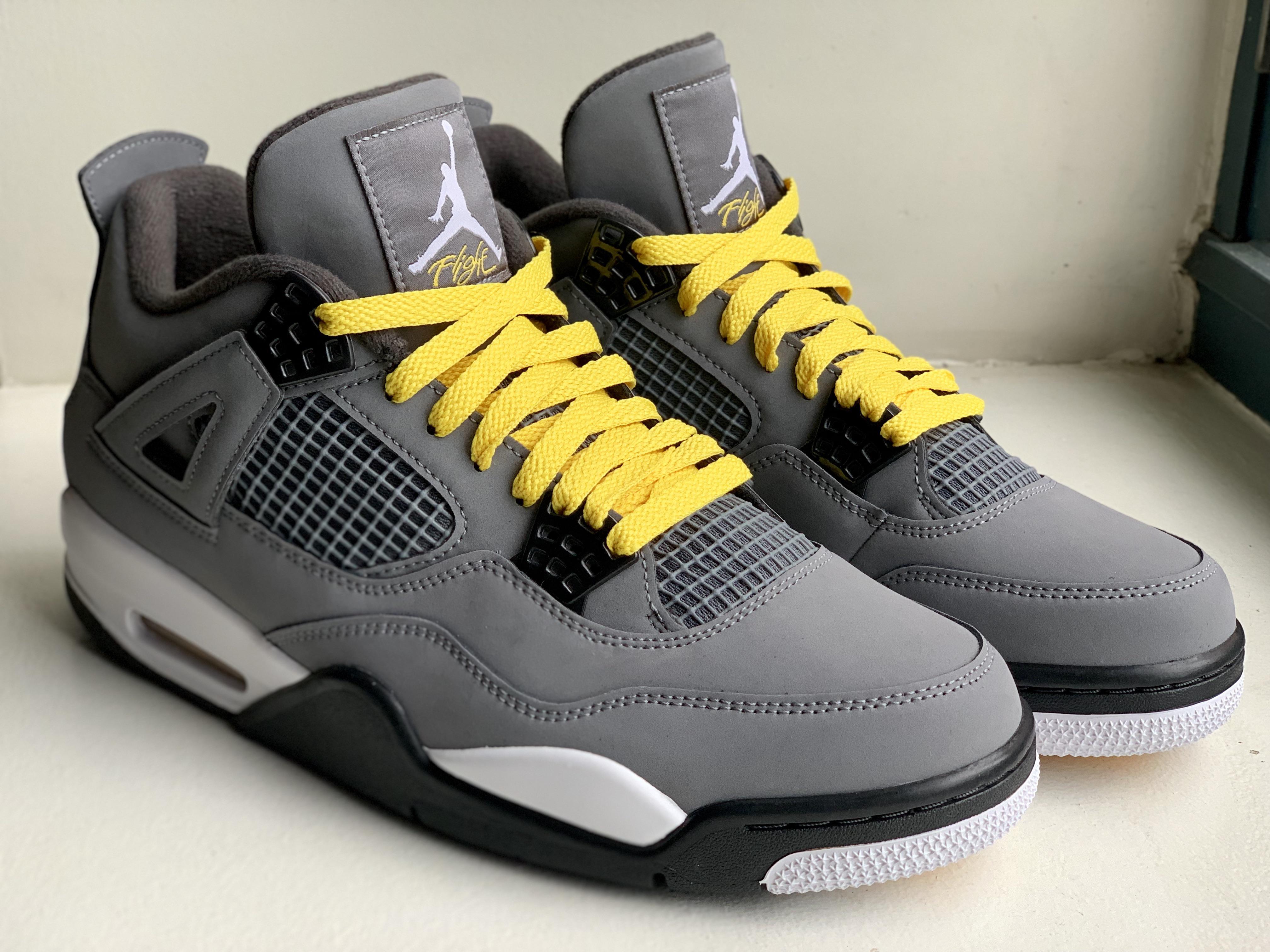 As requested, Cool Grey with yellow laces. r/Sneakers