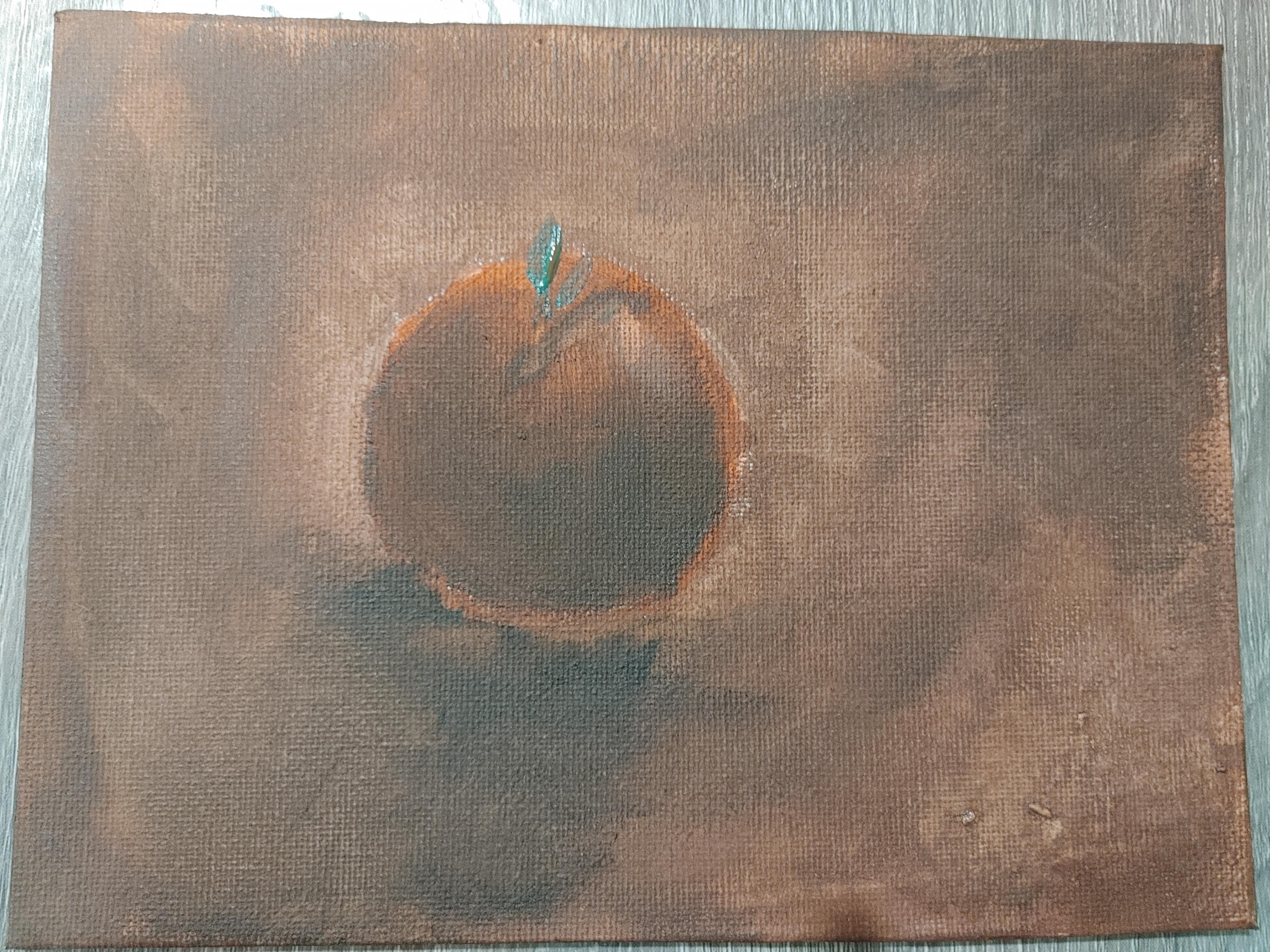 first acrylic painting. used Dollarama stuff (all I can afford) r