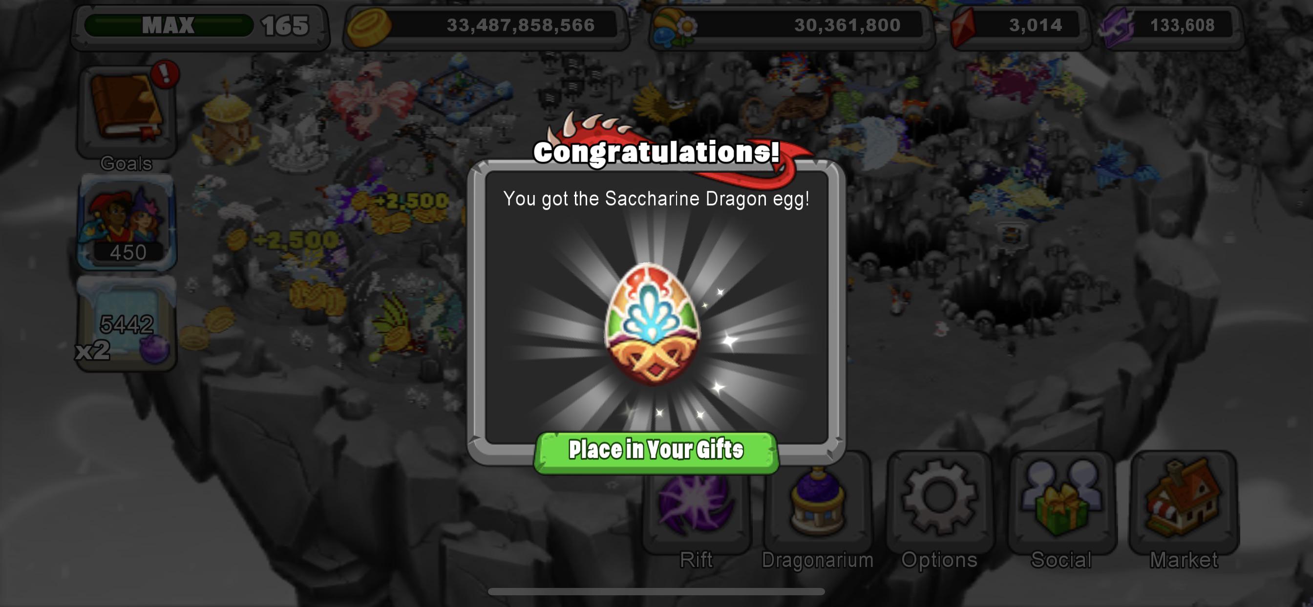 I accidentally tapped on one of those present things. Pretty nice. r