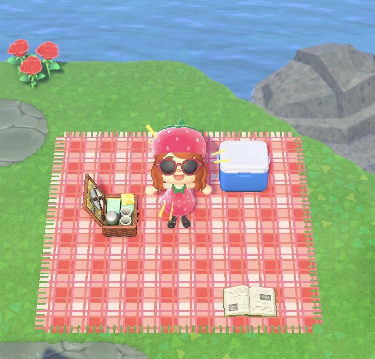 I made a cute little picnic blanket! It makes me happy so I decided to share it! Creator ID is