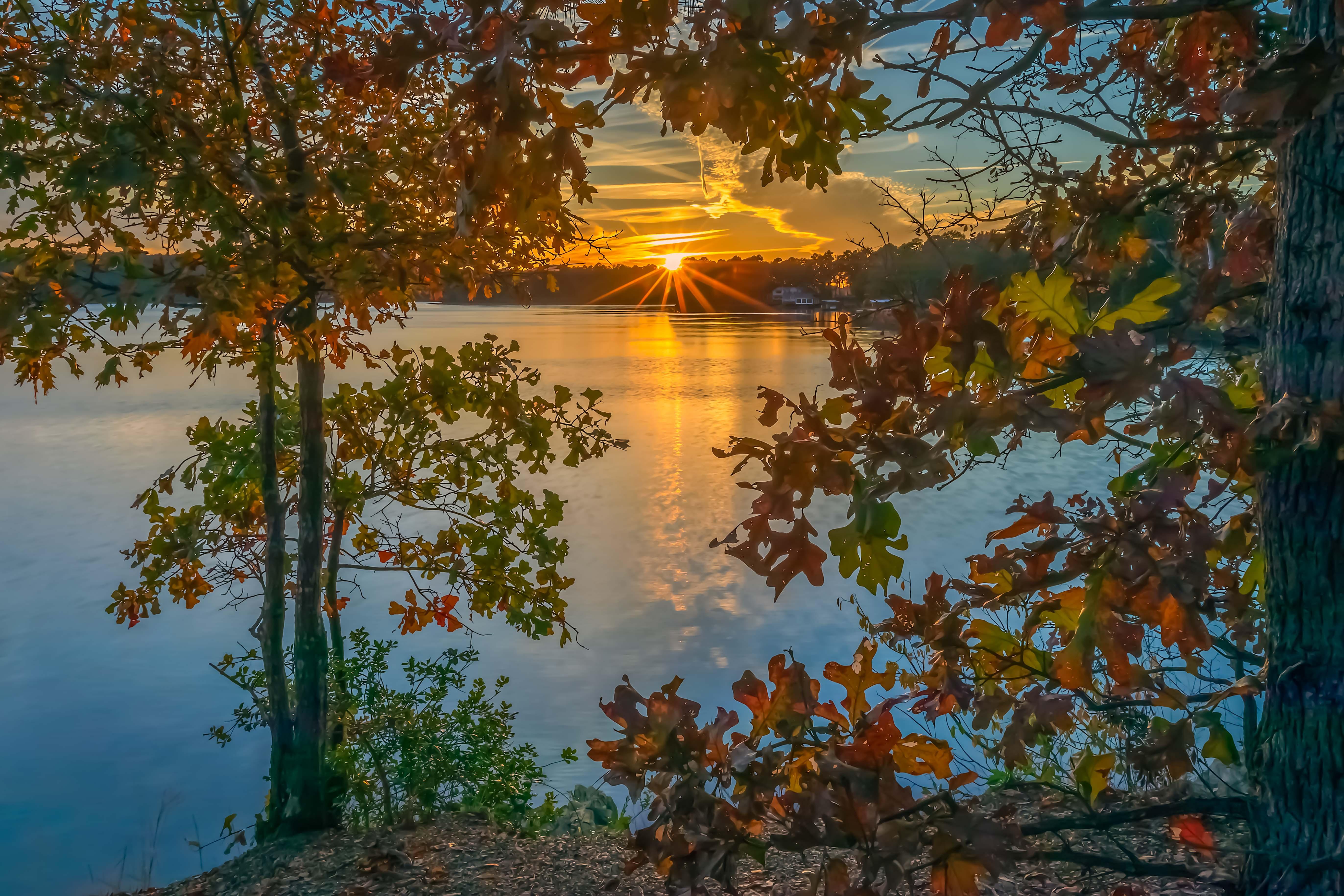 Ouachita River sunset, Hot Springs r/Arkansas