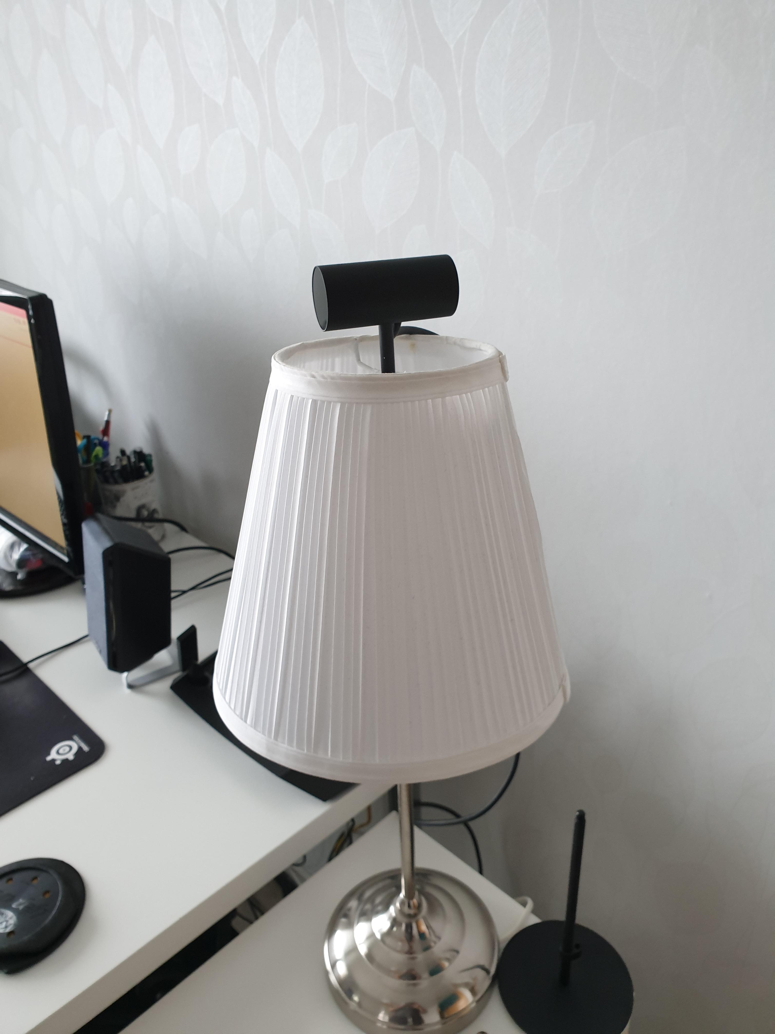 Found out that my IKEA desk lamp is the same diameter as the sensor