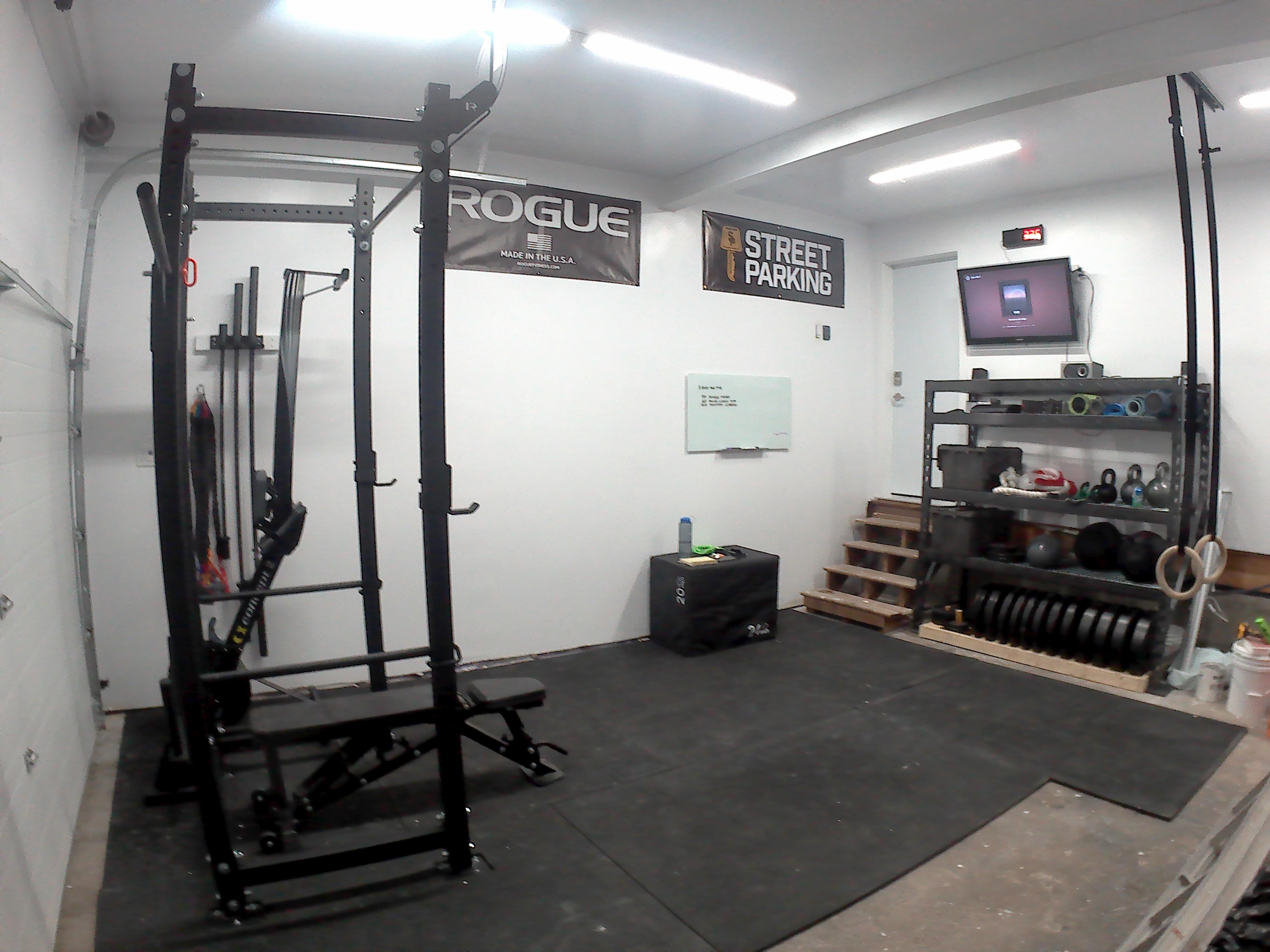 Our Garage gym 😍 homegym