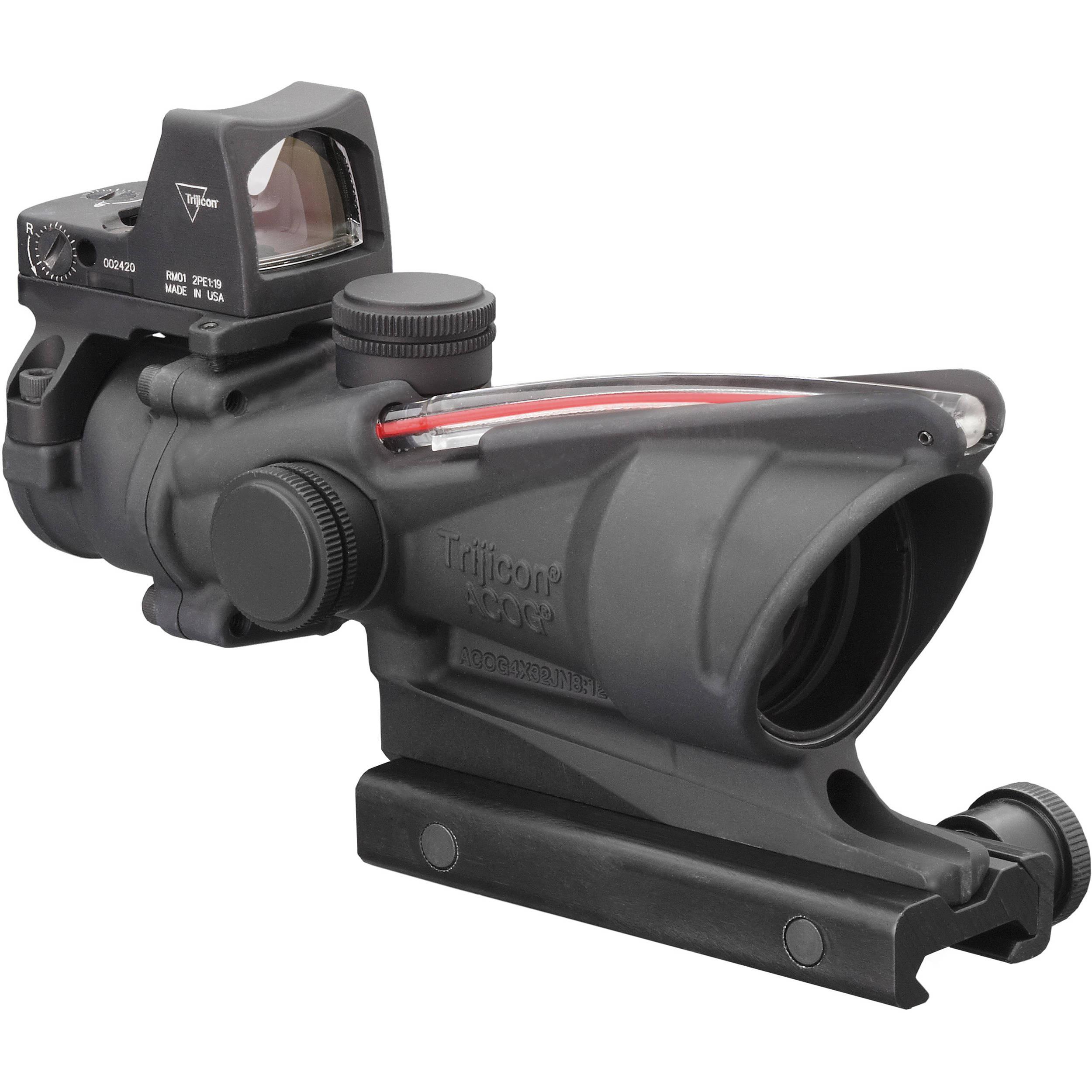 Anyone run an acog or a prism optic with a red dot on top? Pros and