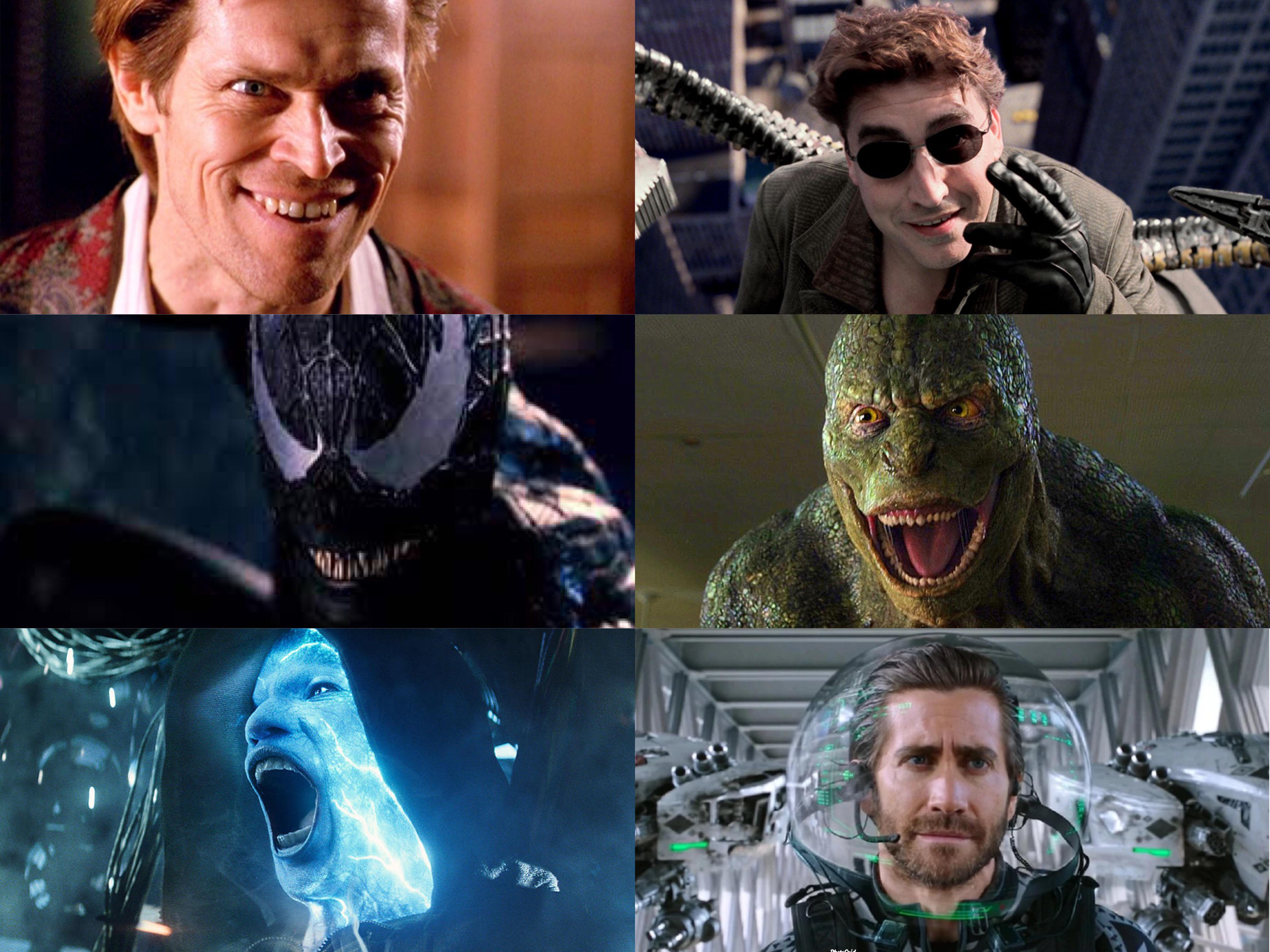 How would you rank these movie SpiderMan villains from most evil to