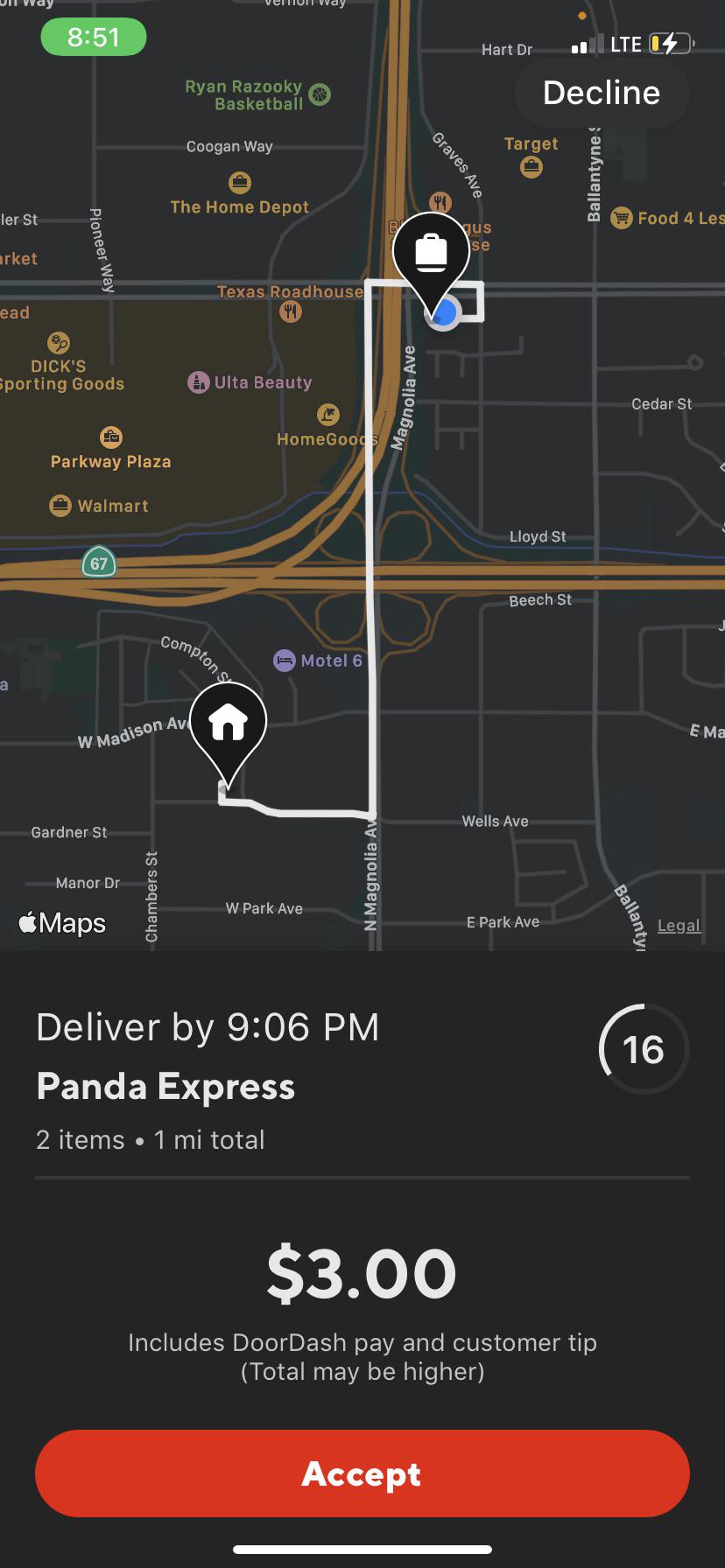 to El Cajon, where all the cheap mf are at r/doordash