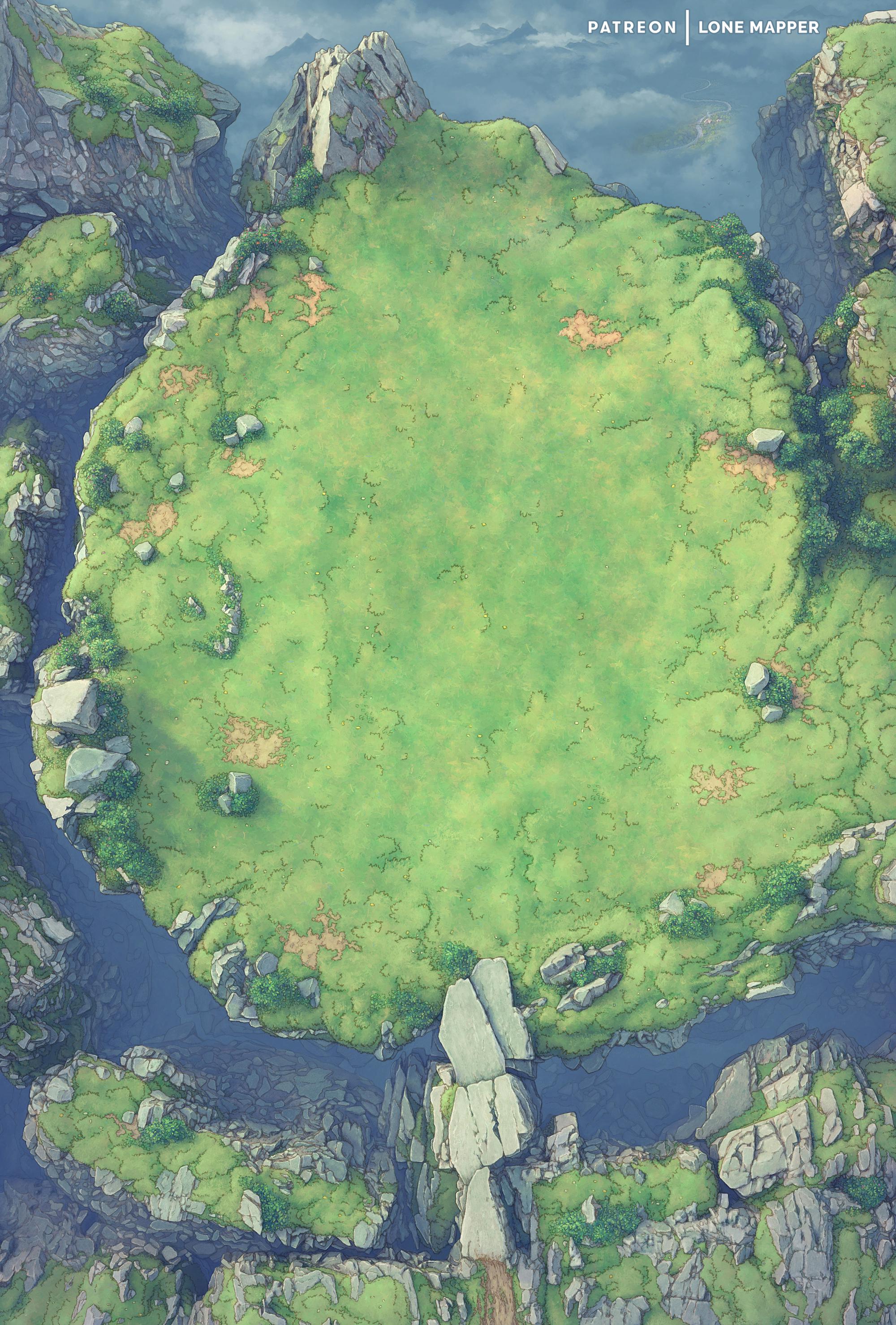 Mountain Arena [23x34] [Battlemap] [OC] r/DnD