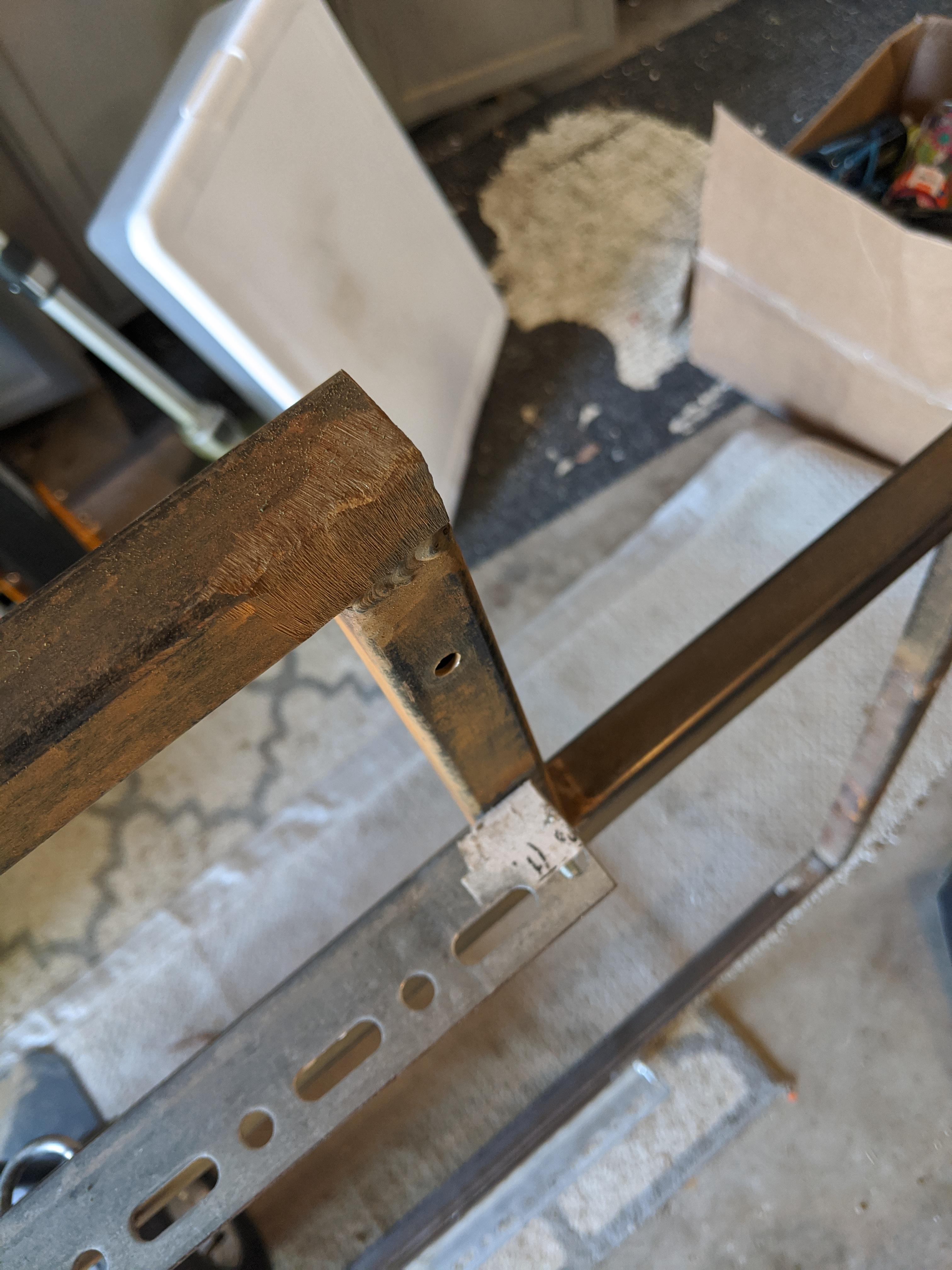 Preventing rust on a raw steel trailer frame saver, linseed oil