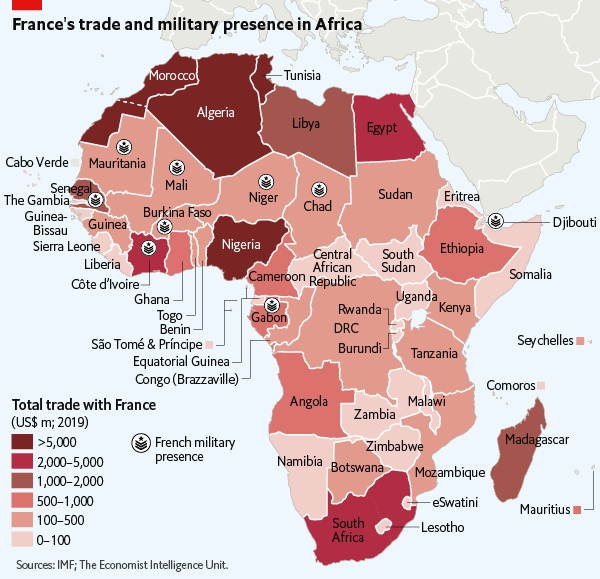 French Military Bases all over West Africa r/Nigeria