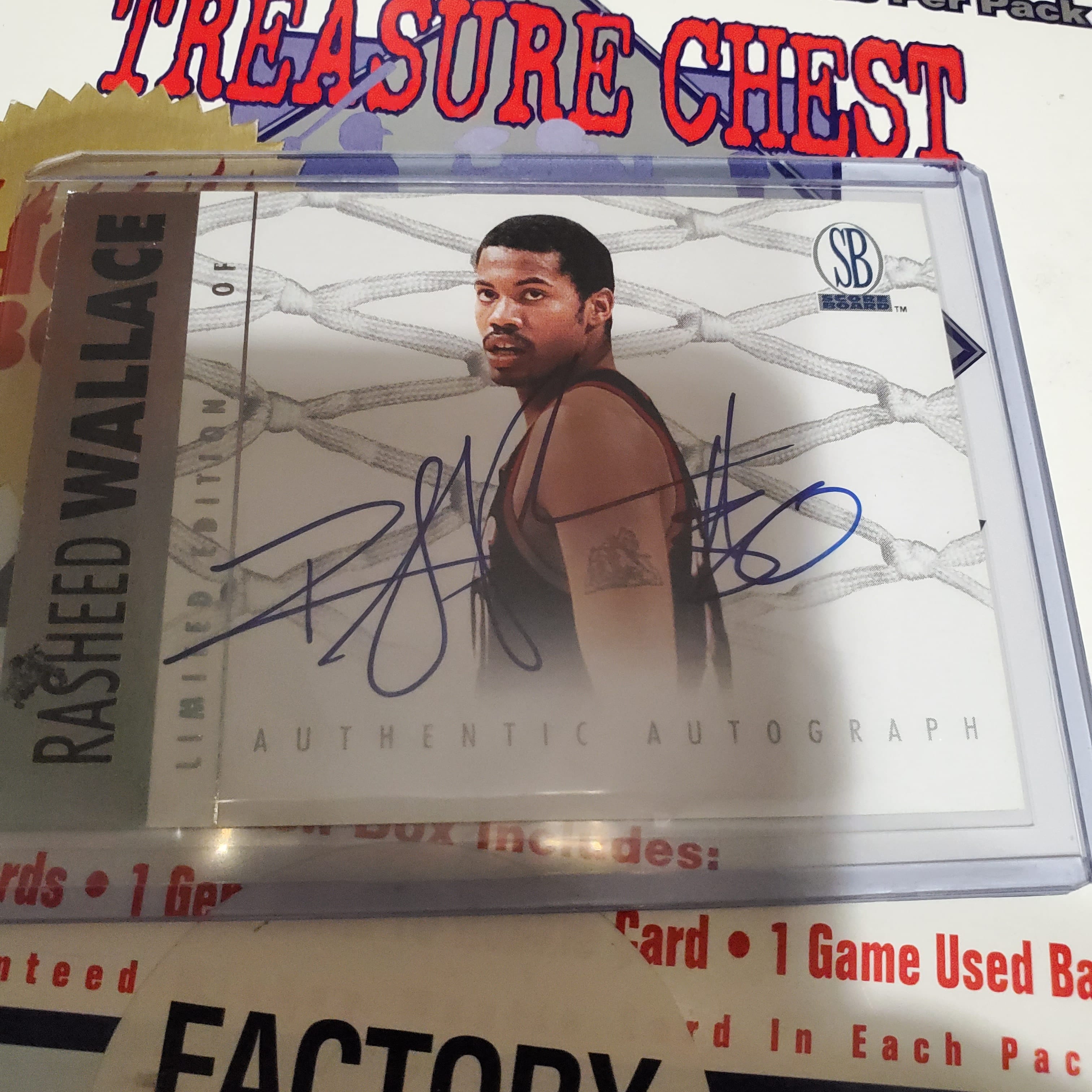 Rasheed Wallace auto. r/basketballcards