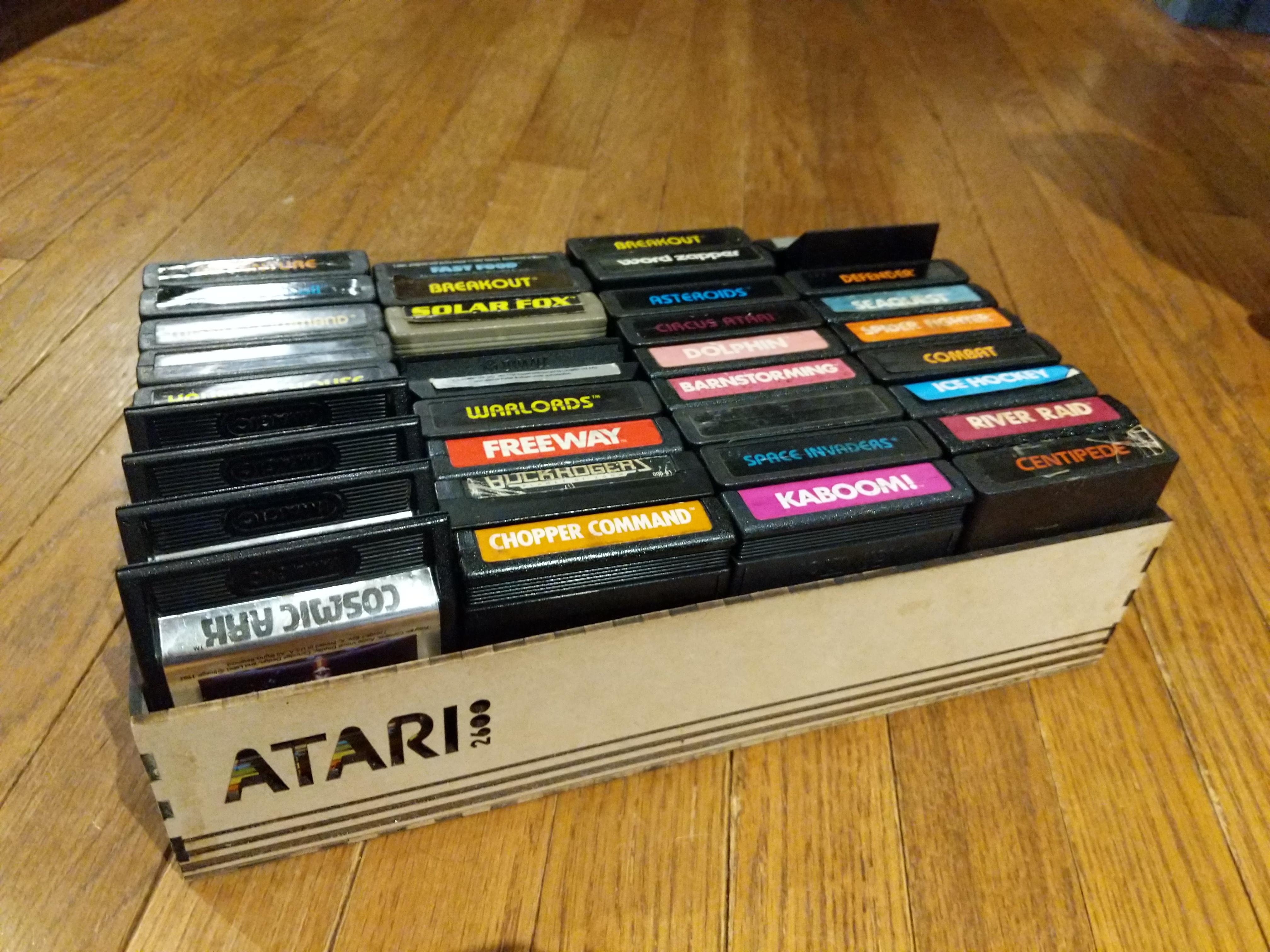 New storage box for my Atari games r/Atari2600