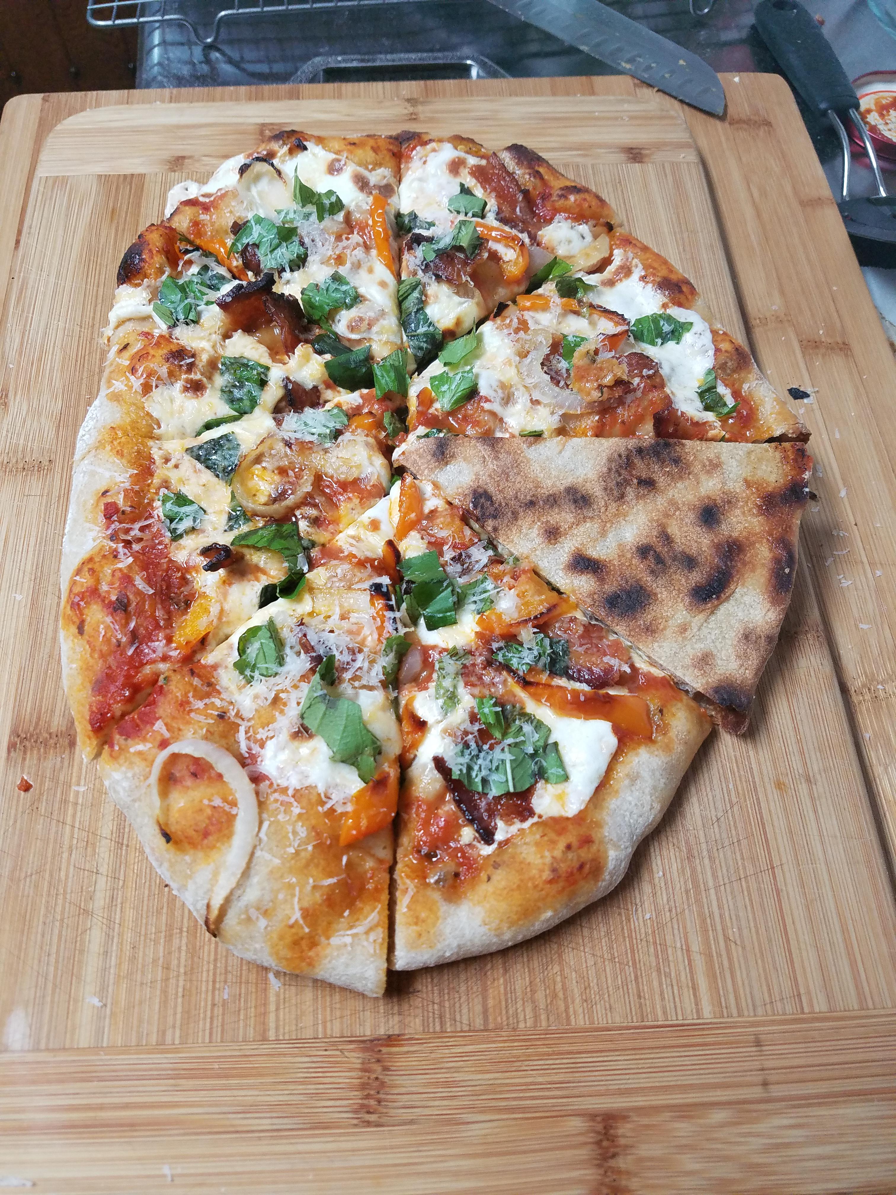 The baking steel and Bon Appetit's perfect pizza dough recipe are both