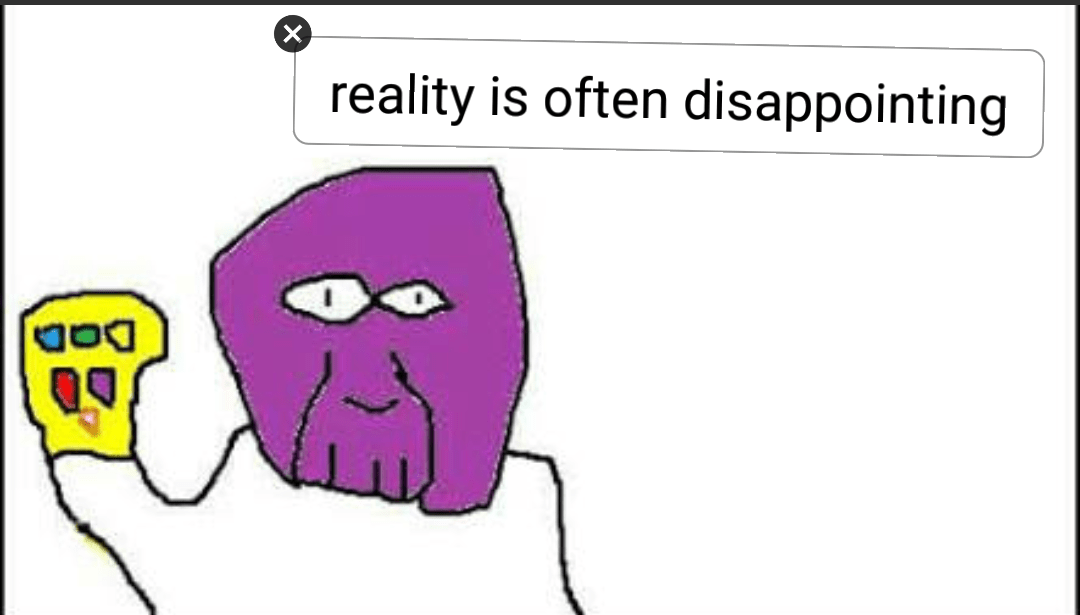 When you spend 2 minutes on a Microsoft Paint meme and it doesn't get